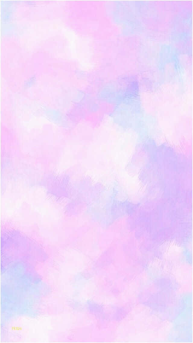 Mchoro wa Lavenda wa Rangi ya Pastel ya Purple kwa Mandhari ya Sanaa Picha ya Ukuta