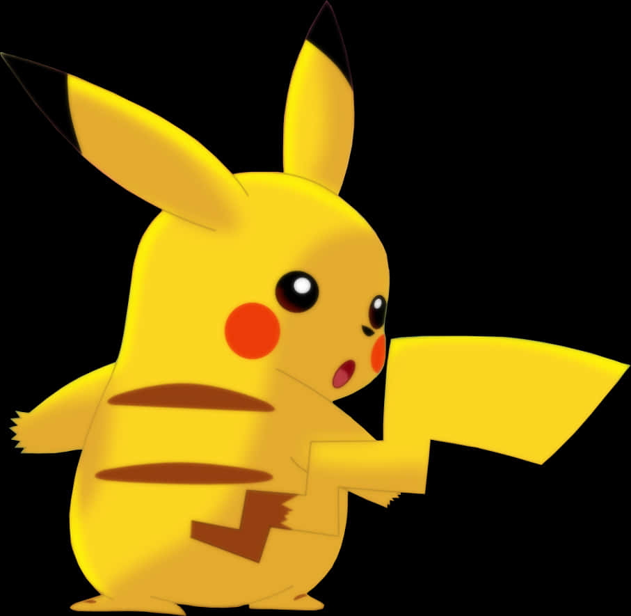 Mchoro wa Pikachu Picha ya Ukuta