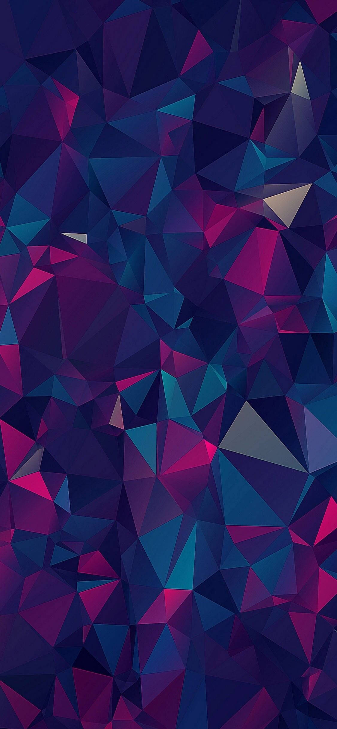 Mchoro wa Polygon Aesthetic iPhone 11 Picha ya Ukuta