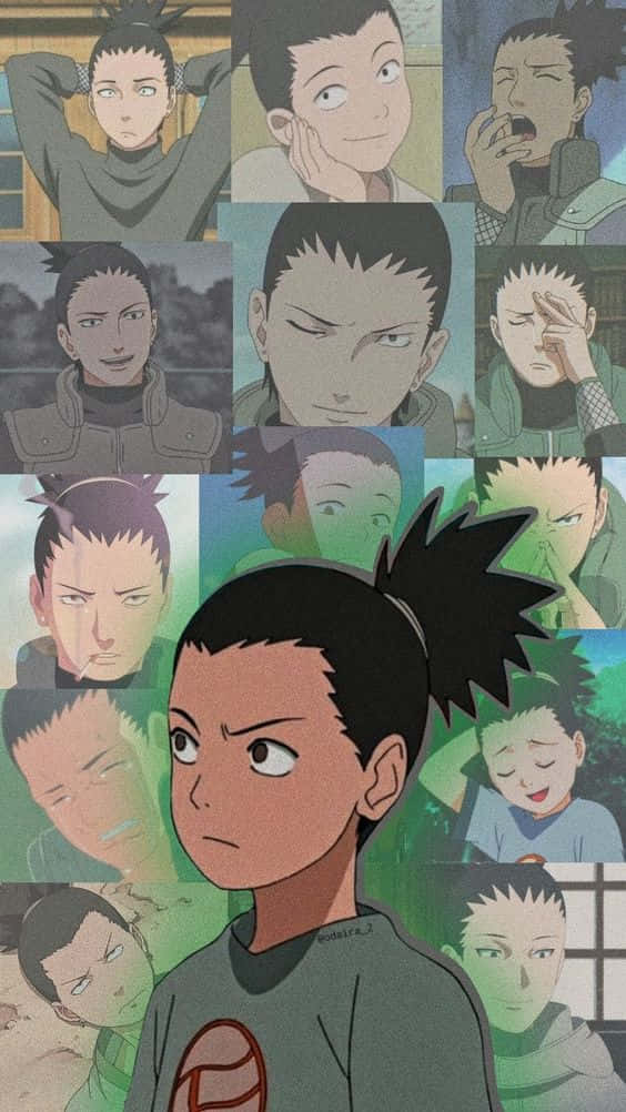 Mchoro wa Shikamaru Wenye Mandhari ya Kupendeza Picha ya Ukuta