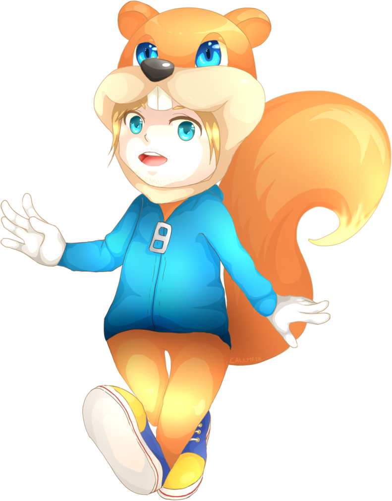 Mchoro wa Tabia ya Squirrel Animated Picha ya Ukuta