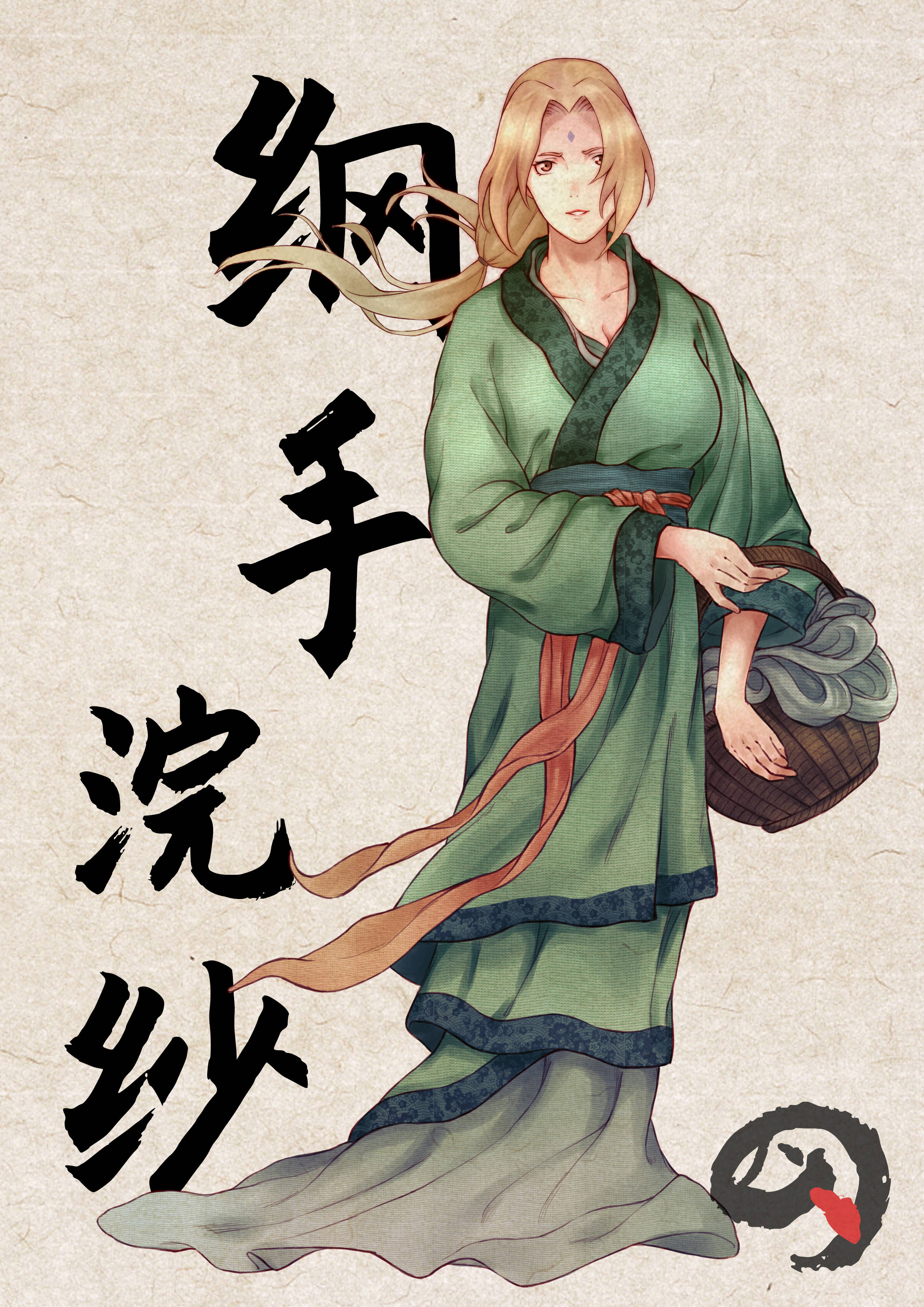 Mchoro wa Tsunade Picha ya Ukuta