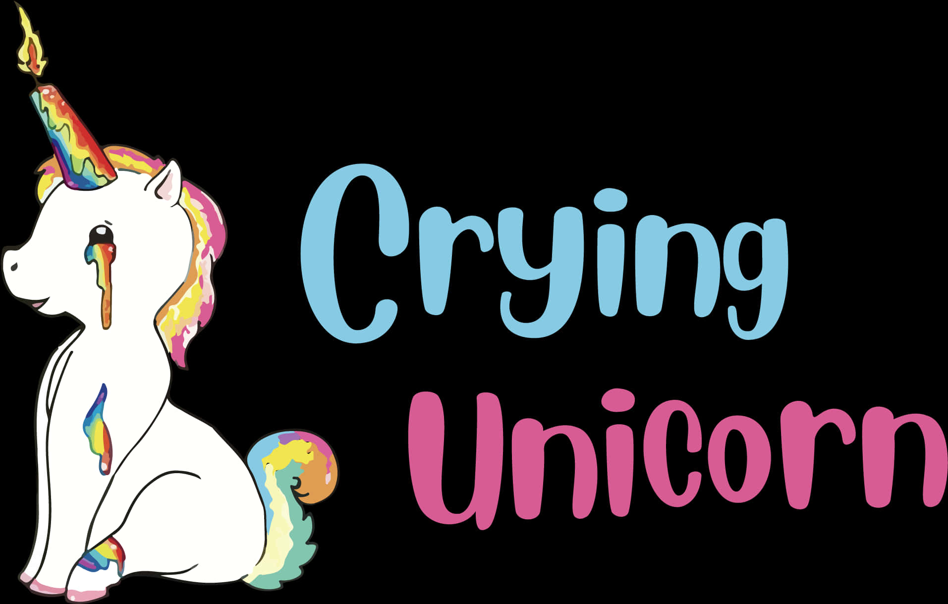 Mchoro wa Unicorn Anayelia Picha ya Ukuta