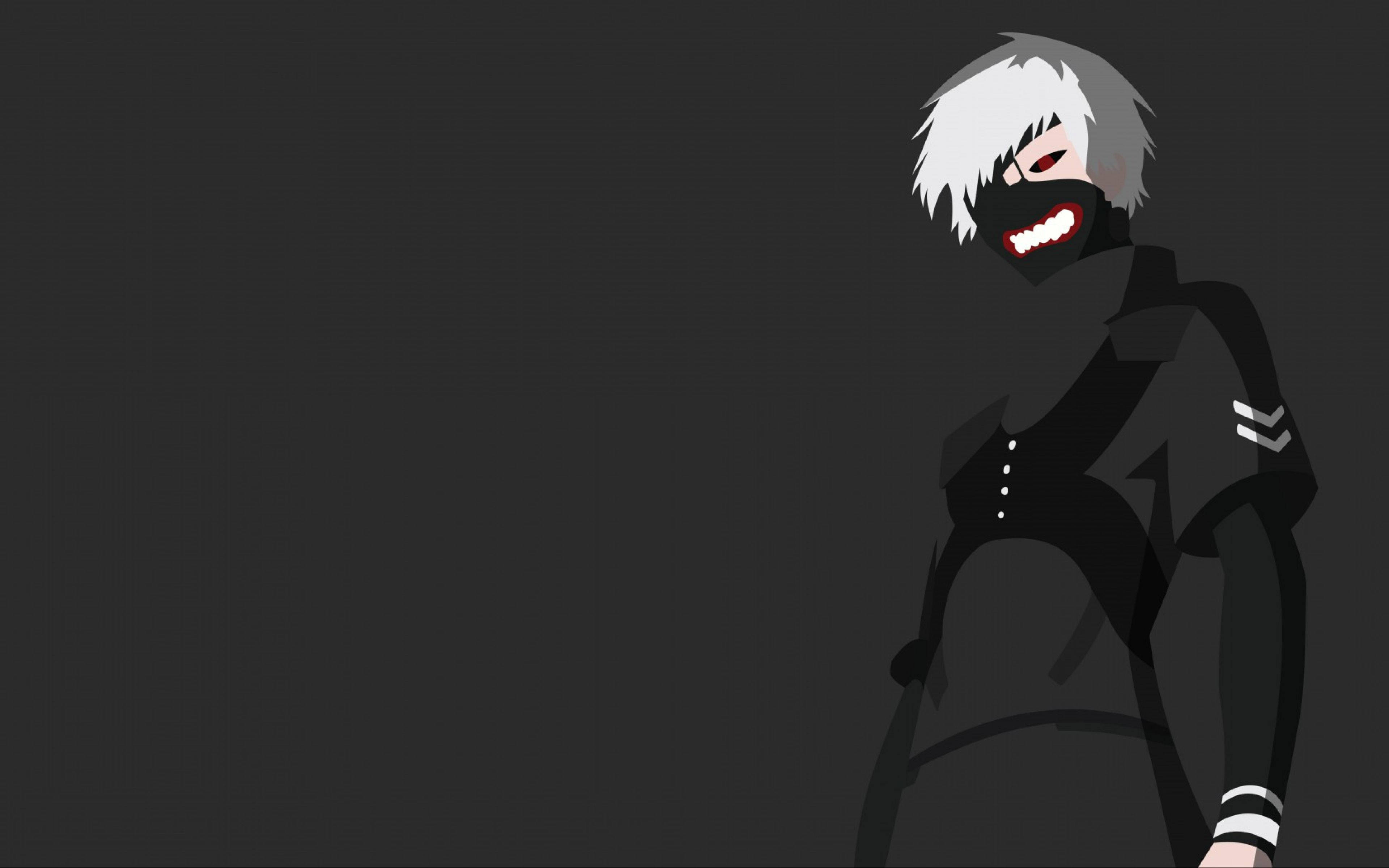 Mchoro wa Vector wa Ken wa Tokyo Ghoul Picha ya Ukuta