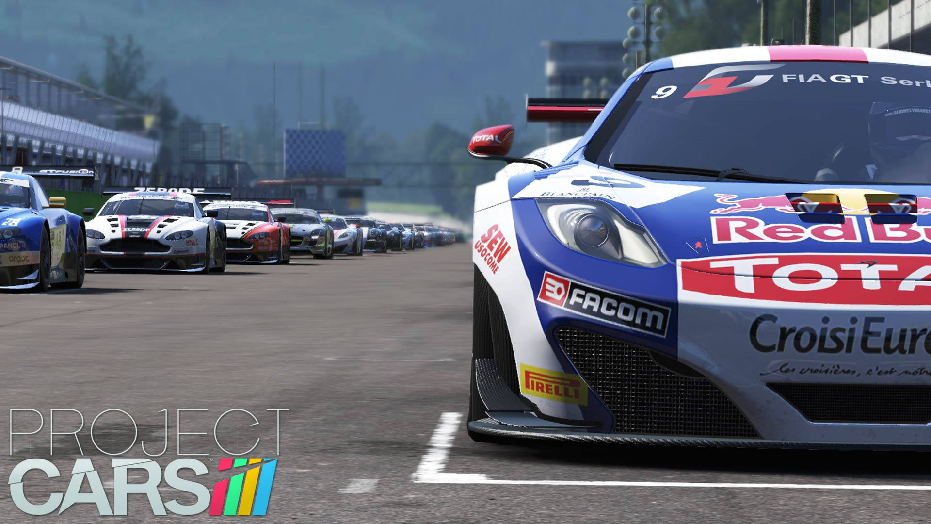 McLaren MP4-12C GT3 ya Kuvutia kutoka Project Cars Picha ya Ukuta