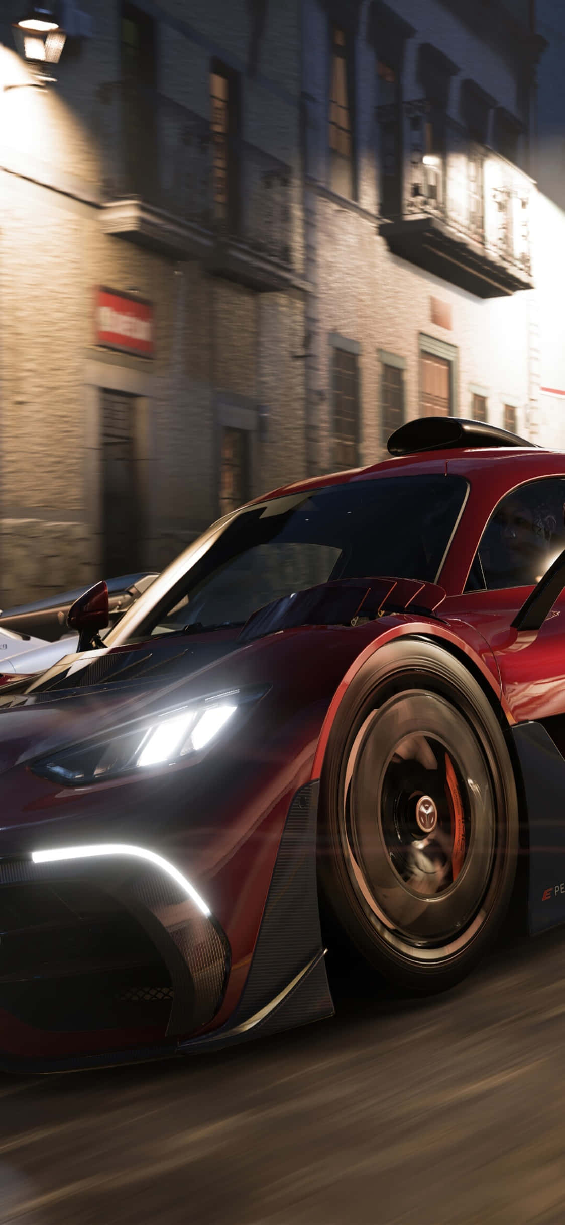 McLaren P1 iPhone X Forza Motorsport 7 Background Picha ya Ukuta