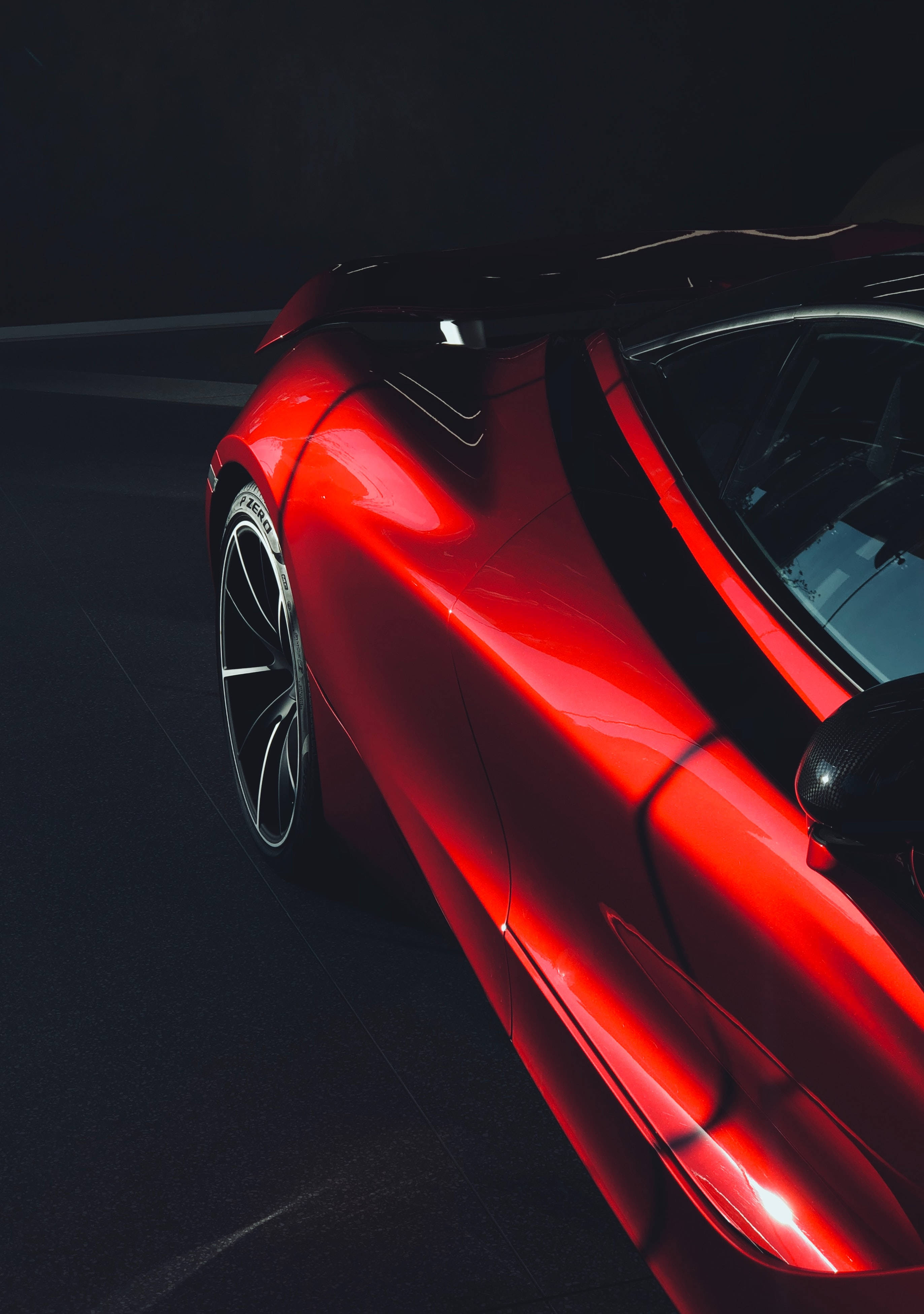 McLaren Red 720s Snippet Picha ya Ukuta