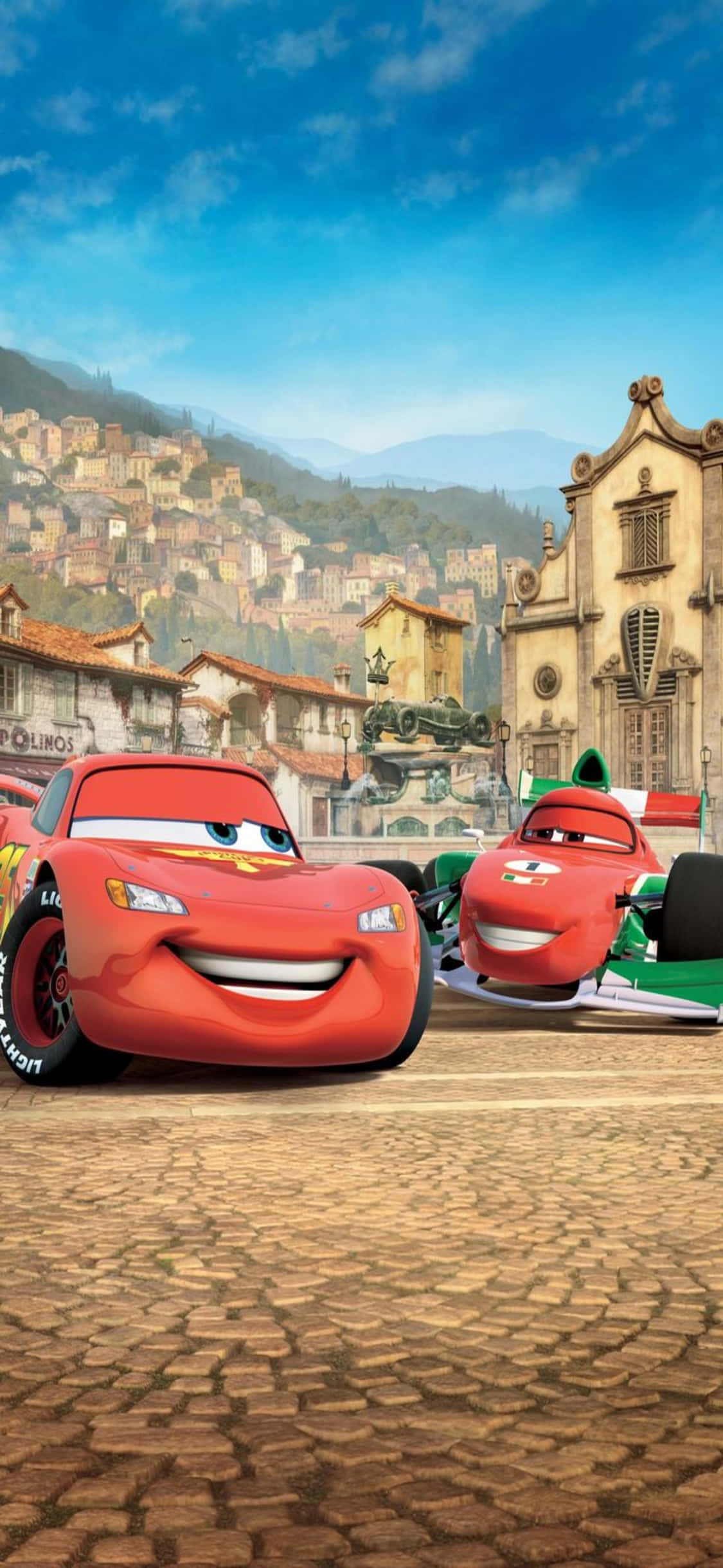 McQueen, Bernoulli Race iPhone X Cars Background Picha ya Ukuta