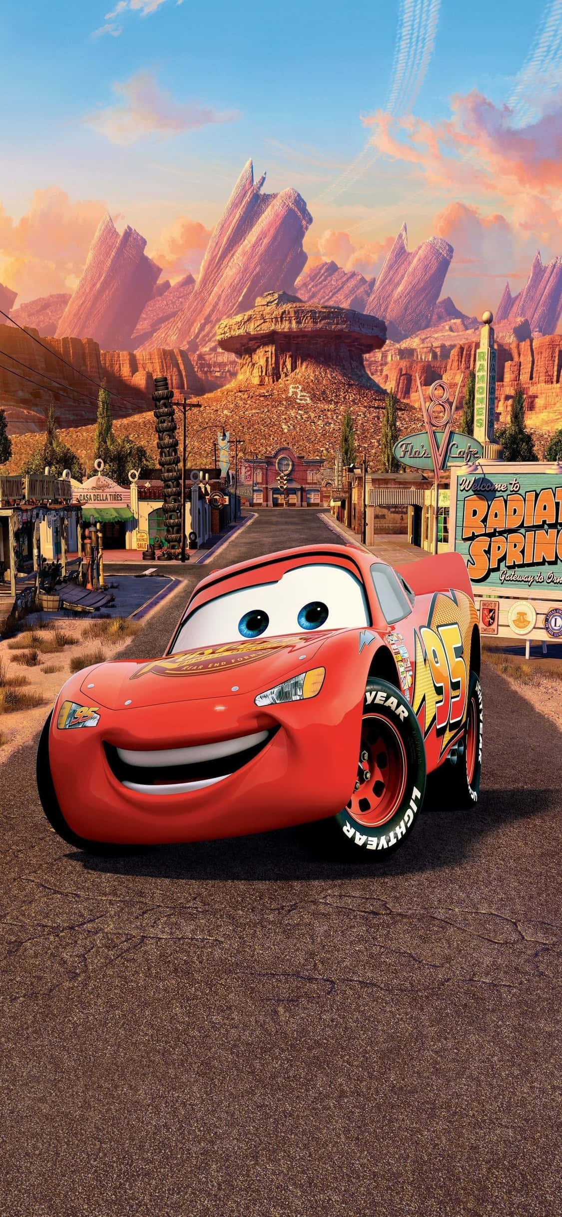 McQueen Mwenye Kujihami wa Kiwango cha Juu iPhone X Cars Background Picha ya Ukuta