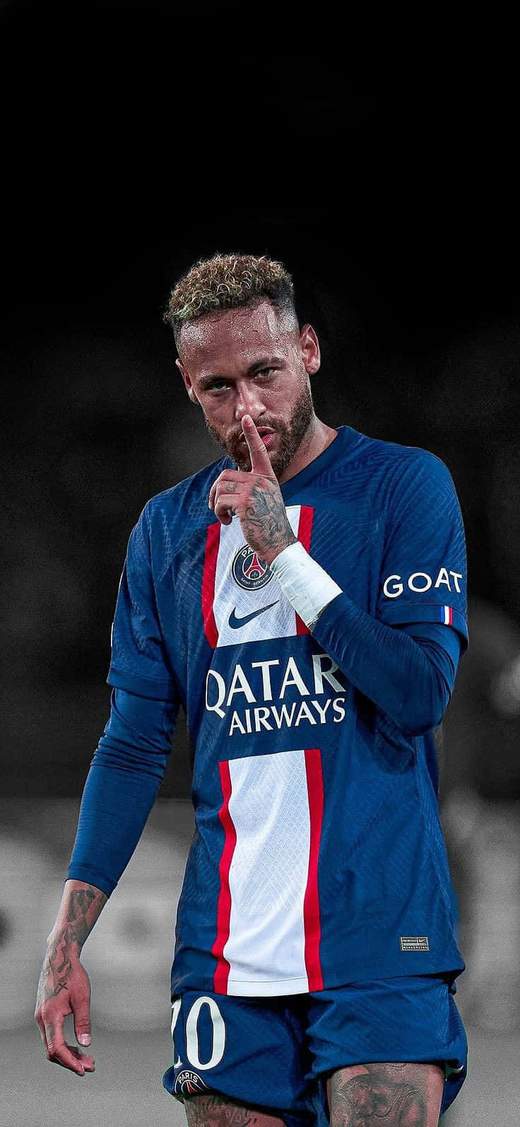 Mechi ya Mpira ya Neymar na Cristiano Ronaldo Foundation Picha ya Ukuta