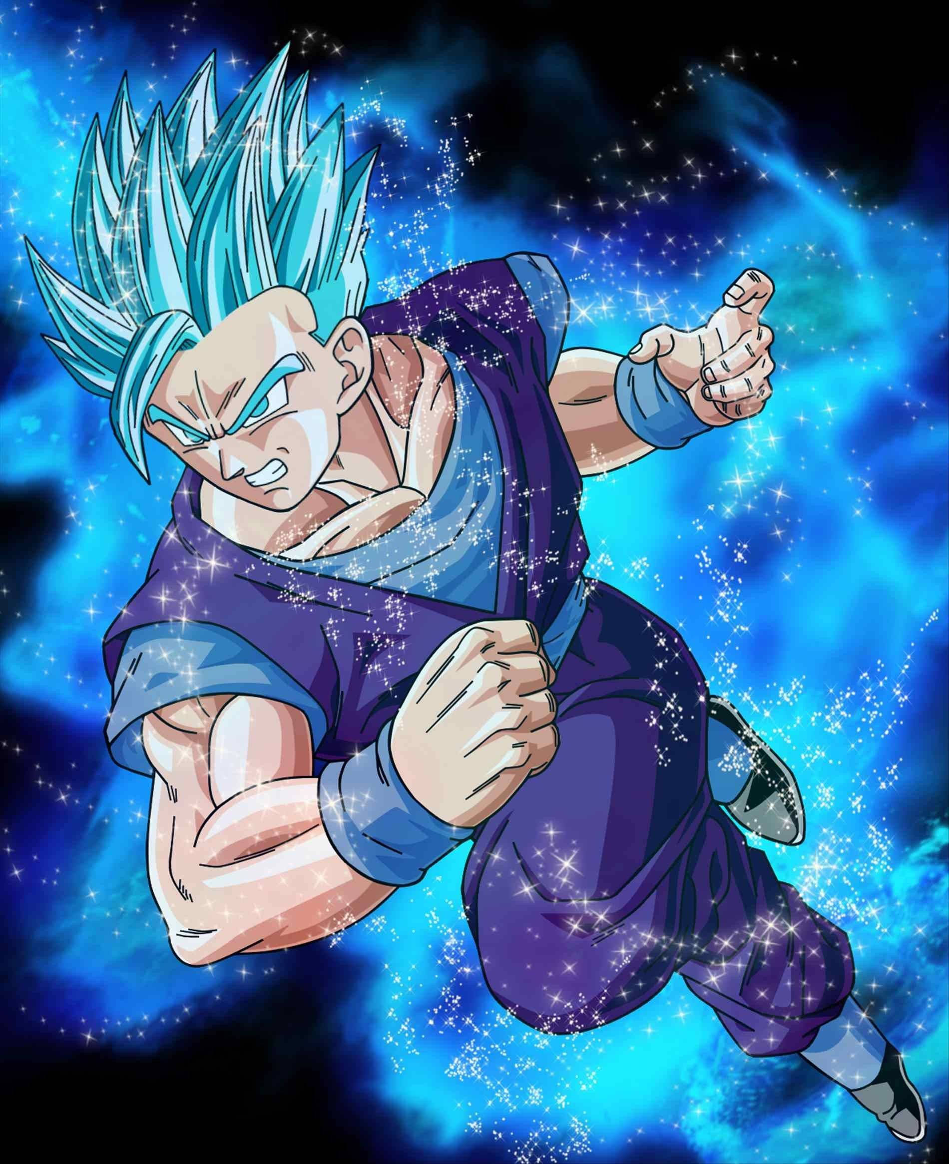 Meet the unbeatable Gogeta, the hero of the Universe Picha ya Ukuta