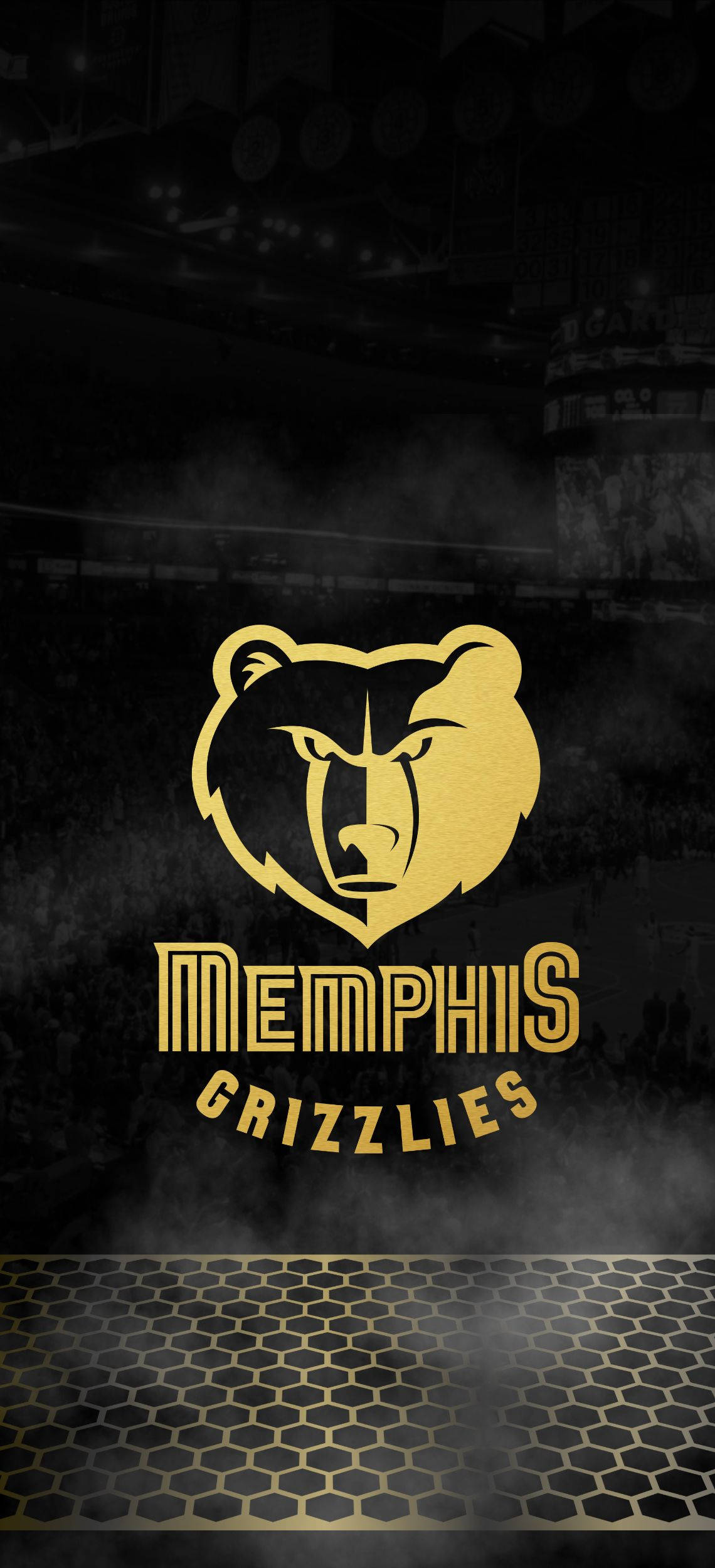 Memphis Grizzlies Yellow Picha ya Ukuta