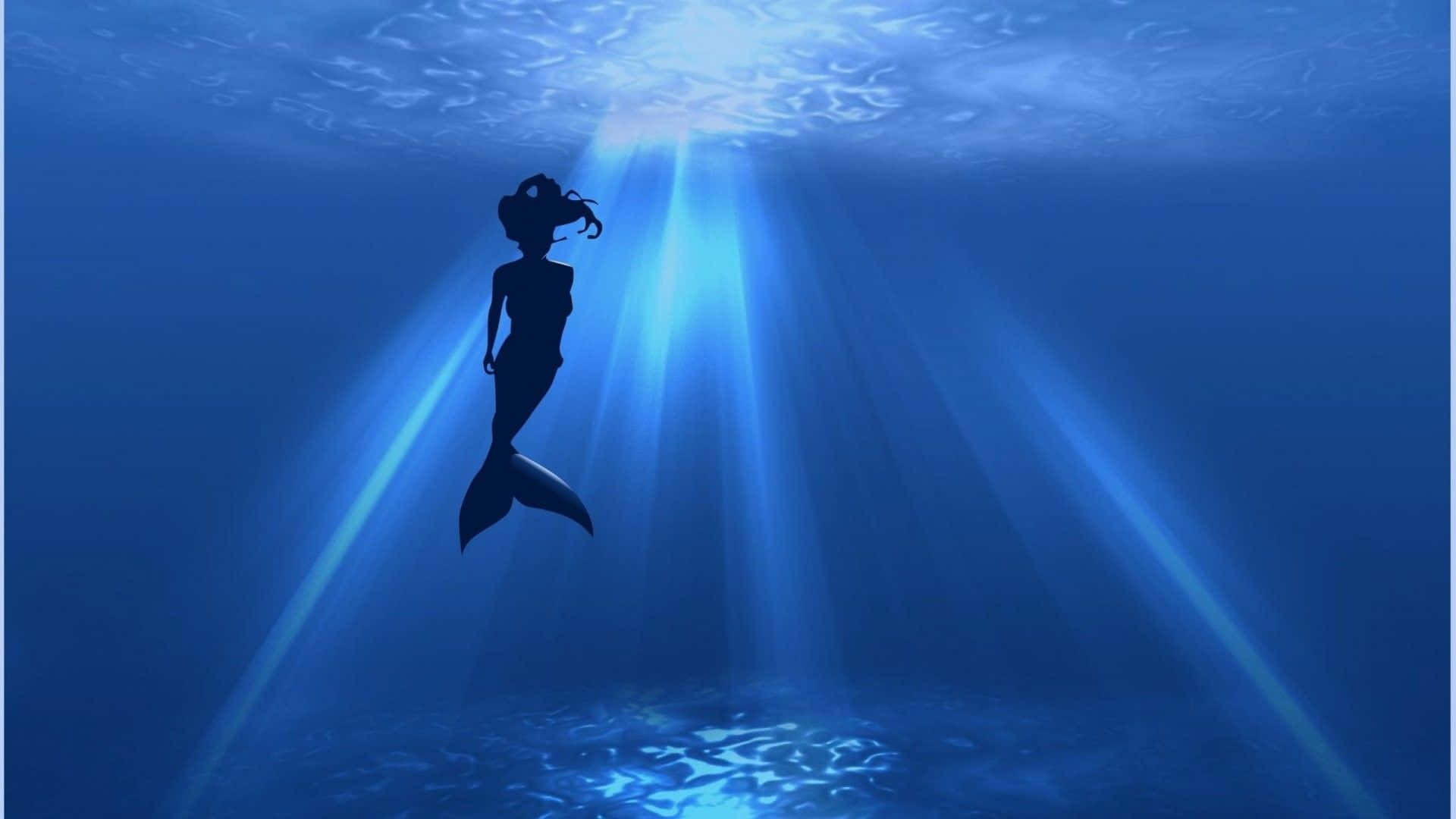Mermaid Halisi Inajitokeza Picha ya Ukuta