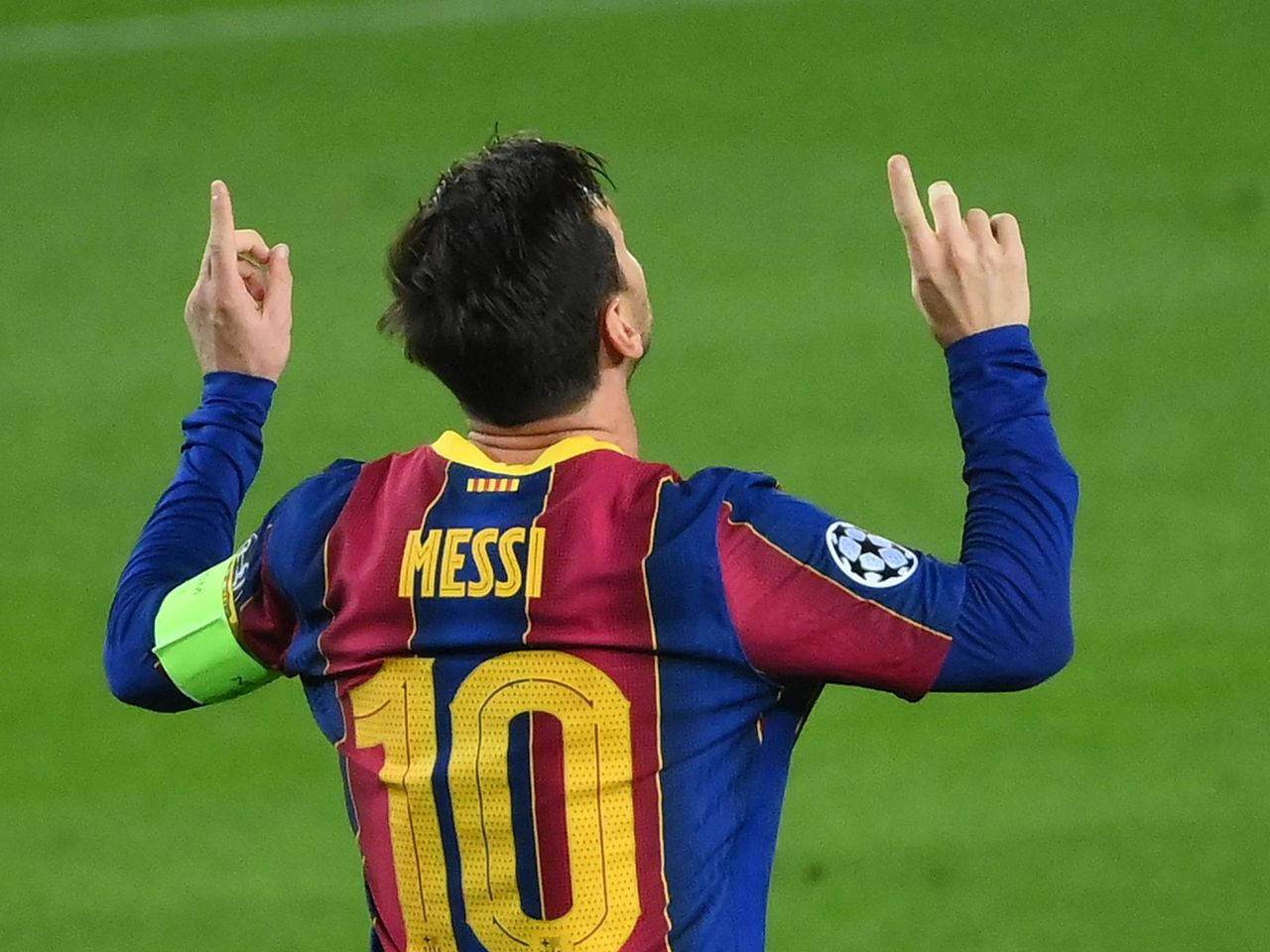Messi 2021 Akielekeza Juu Picha ya Ukuta
