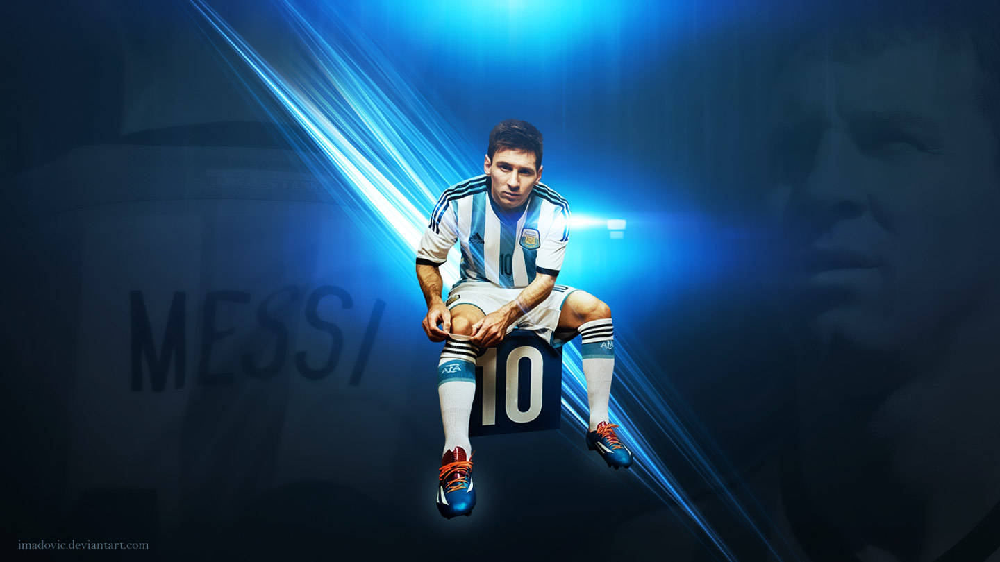 Messi AmeKaa Juu Ya 10 Picha ya Ukuta