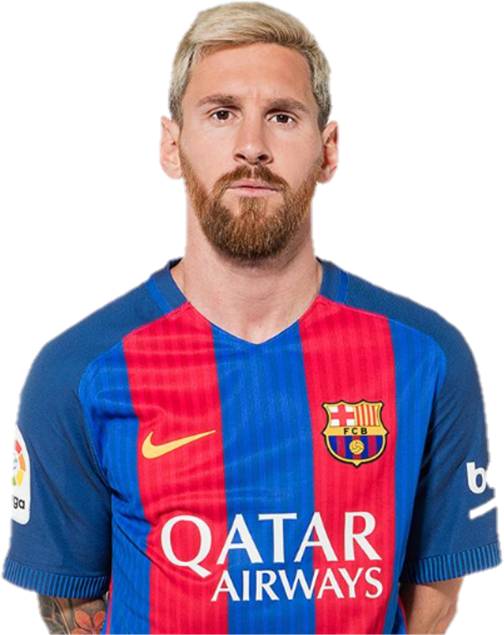 Messi katika Vazi la F C Barcelona Picha ya Ukuta