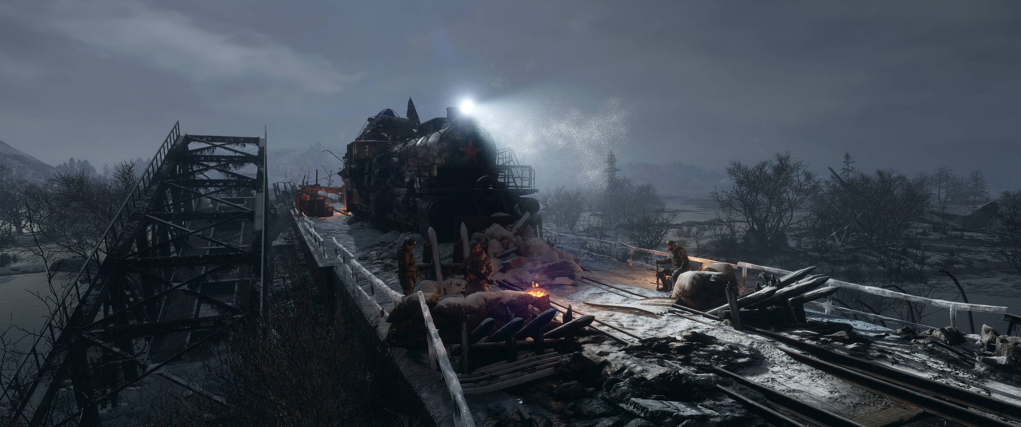 Metro Exodus Daraja Lililoweka 3440x1440 Picha ya Ukuta