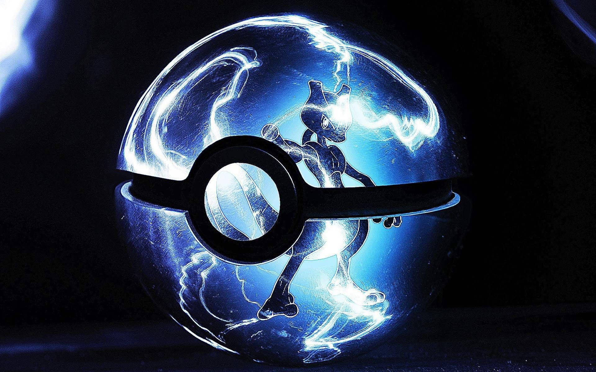 Mewtwo wa Pokemon wa 3D Moja kwa Moja Picha ya Ukuta