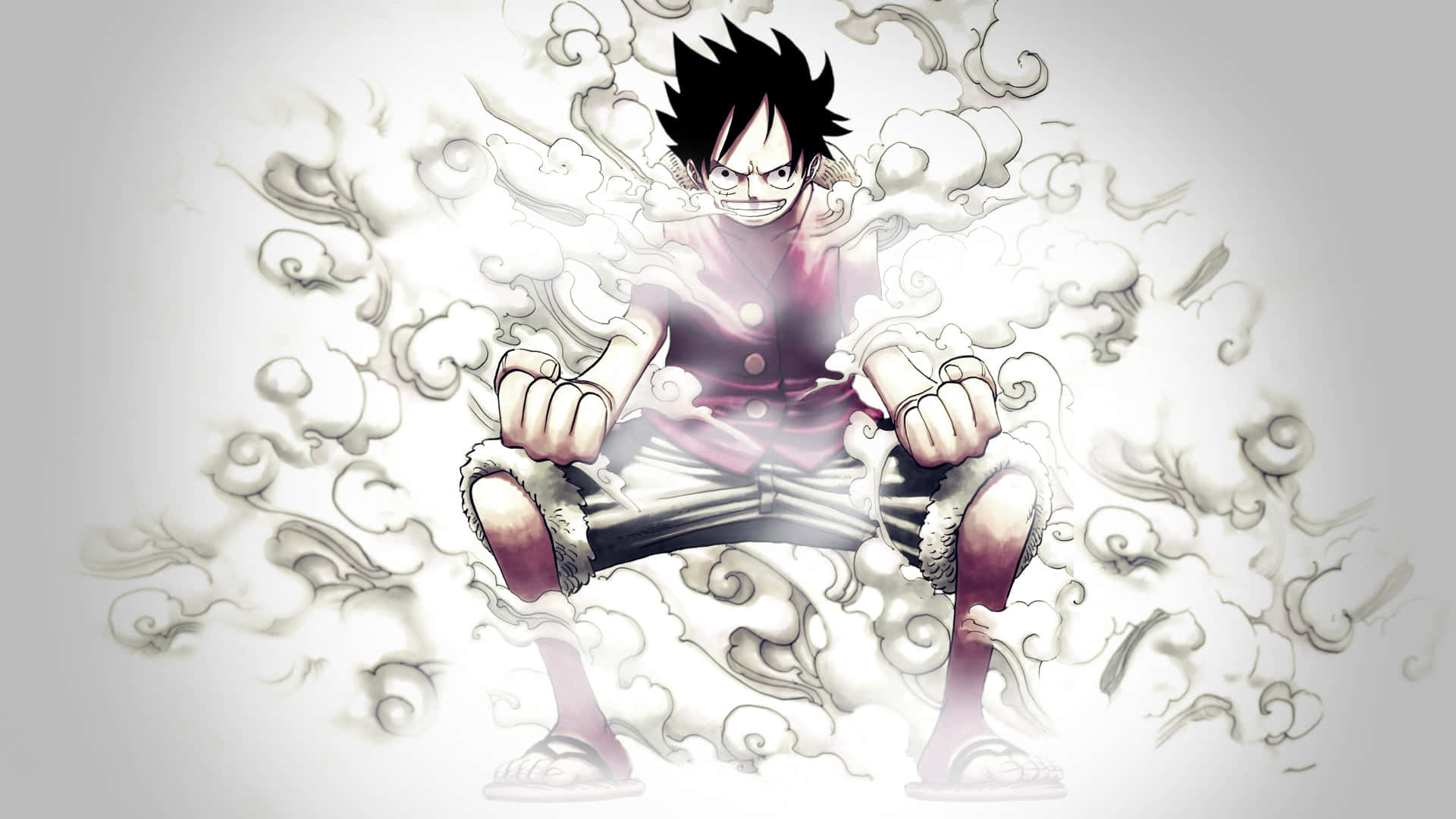 Mfalme wa Maharamia wa One Piece: Monkey D. Luffy Picha ya Ukuta