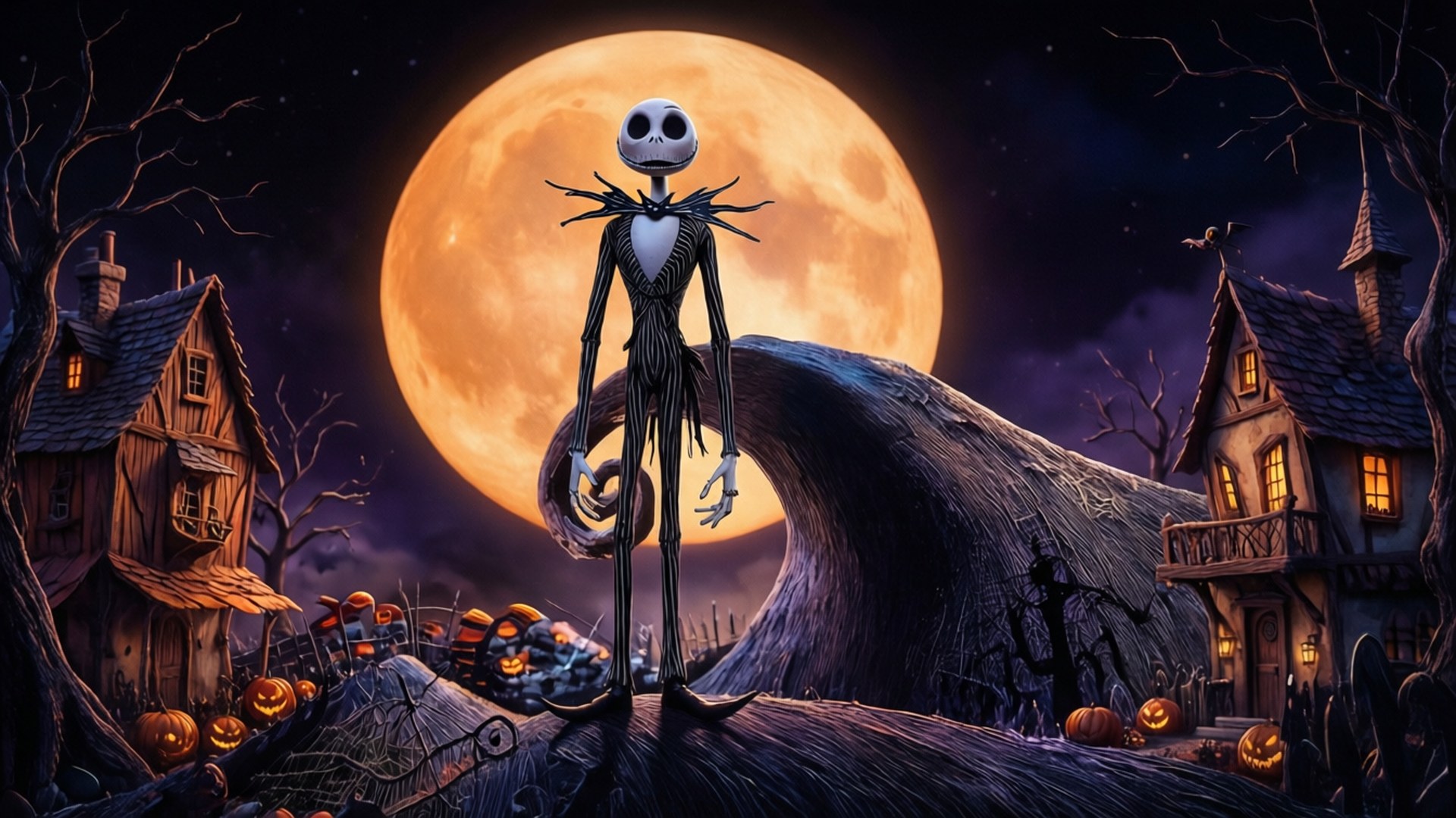 Mfalme wa Mji wa Halloween Picha ya Ukuta