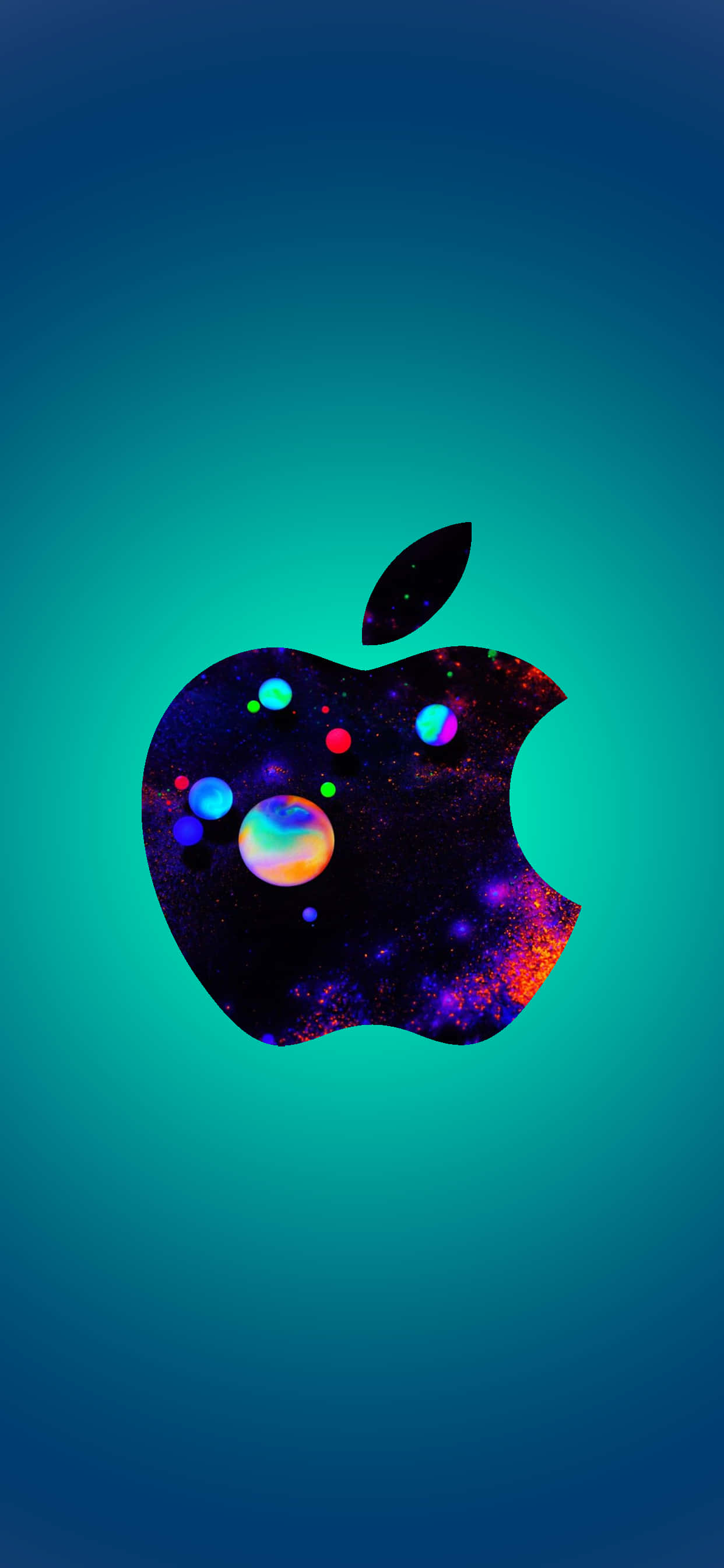 Mfano wa Bokeh Rangi Mbalimbali kwa Apple iPhone HD Wallpaper Picha ya Ukuta