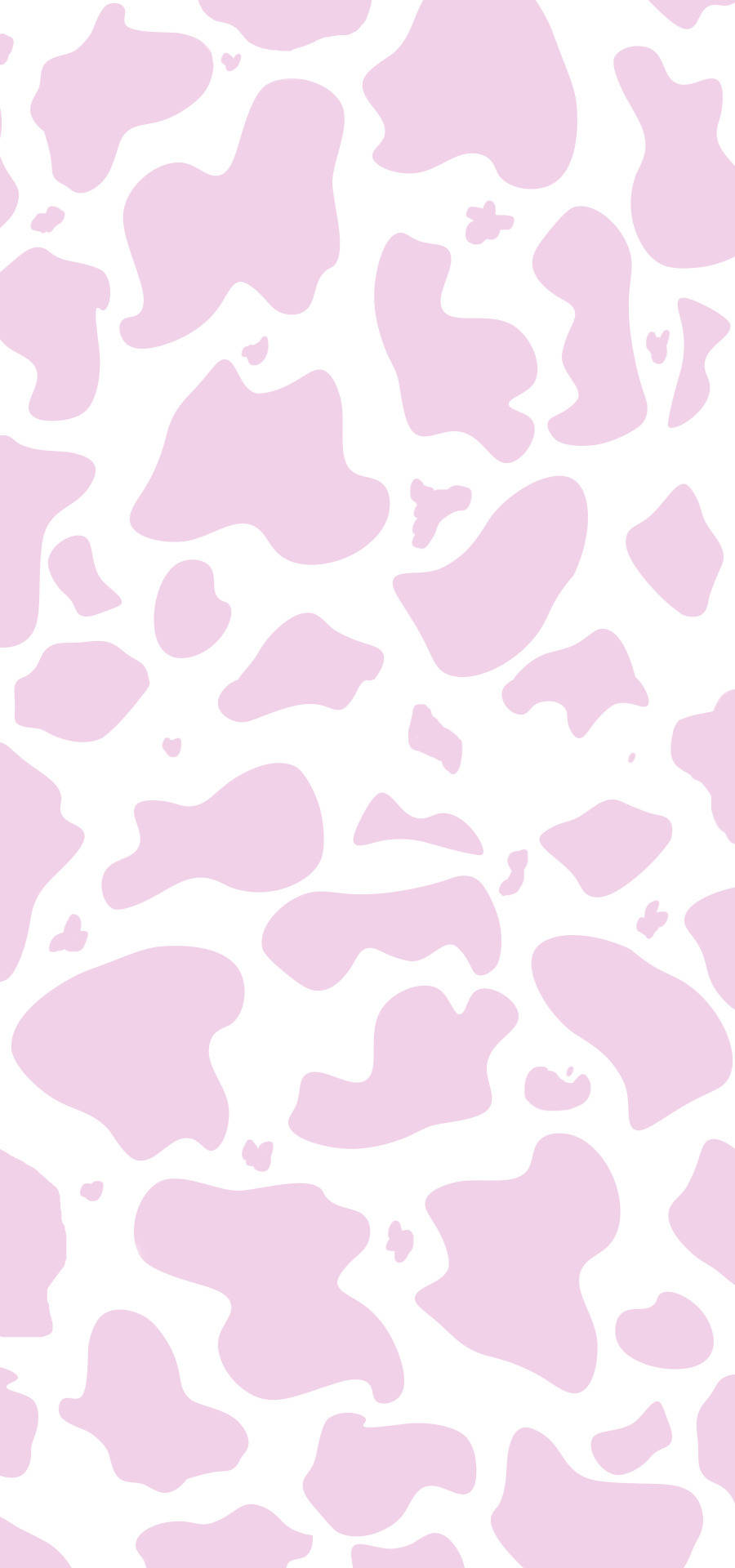 Mfano wa Cow na Rangi za Pink Pastel Picha ya Ukuta