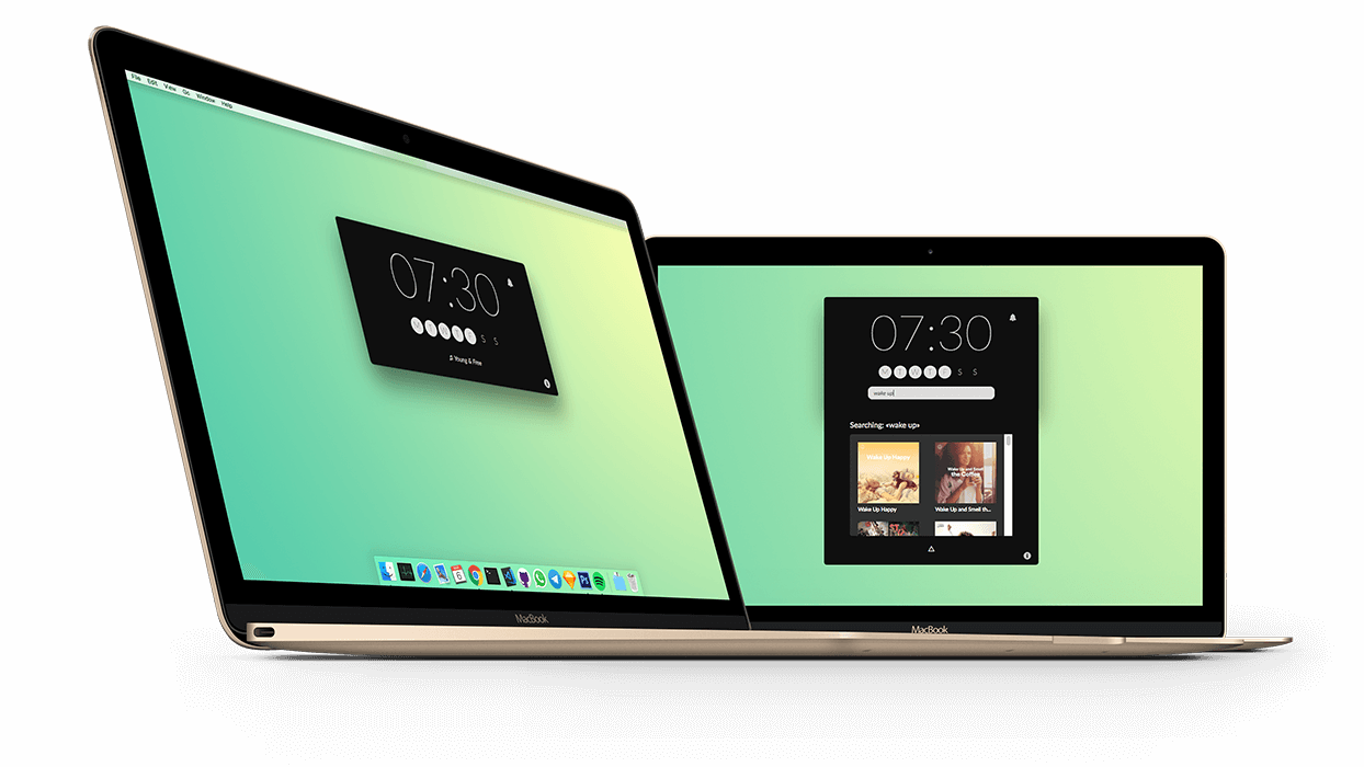 Mfumo wa Skrini Mbili za Mac Book Picha ya Ukuta
