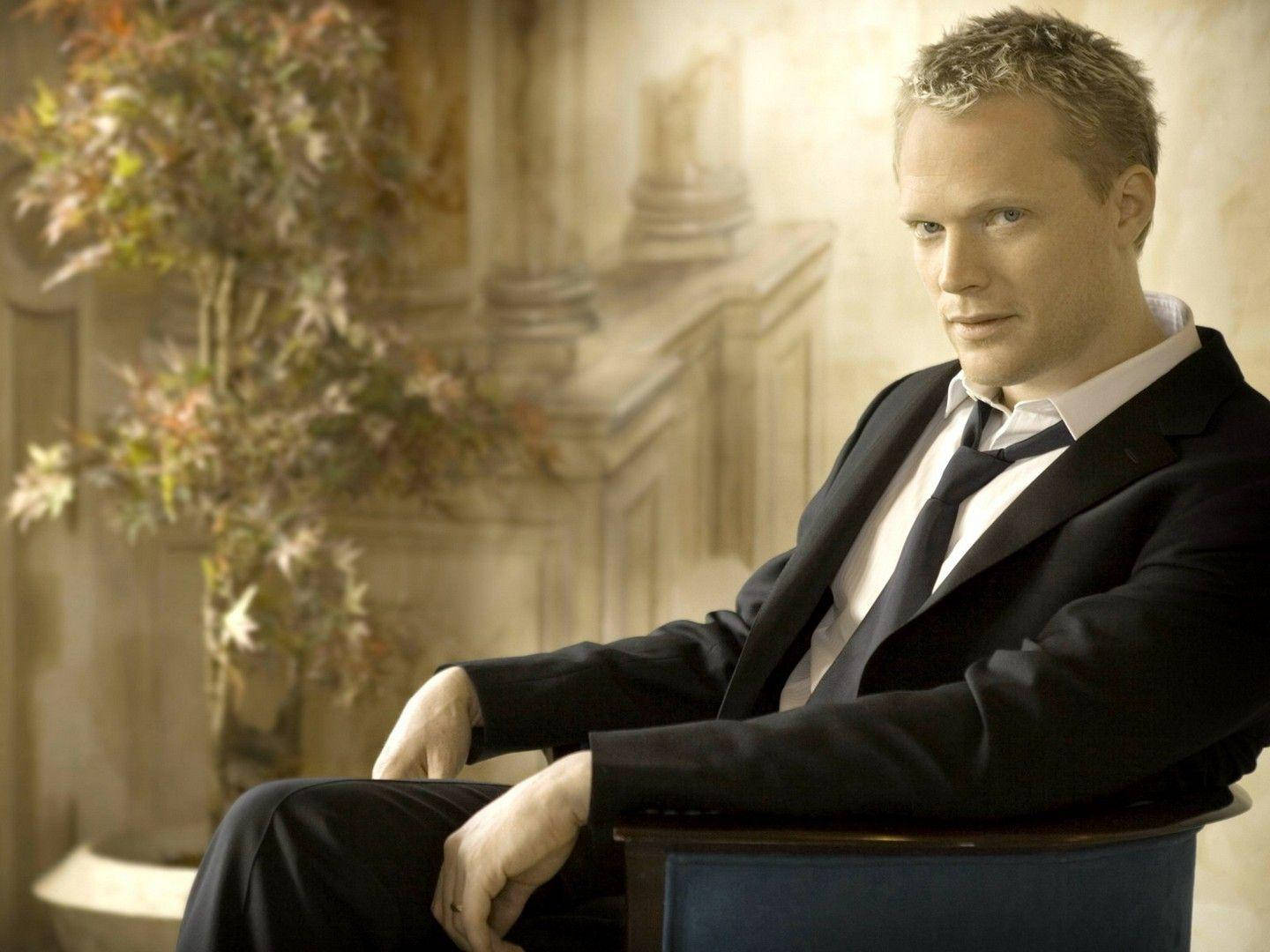 Mhandisi Paul Bettany Mwonekano wa Vintage Retro Picha ya Ukuta