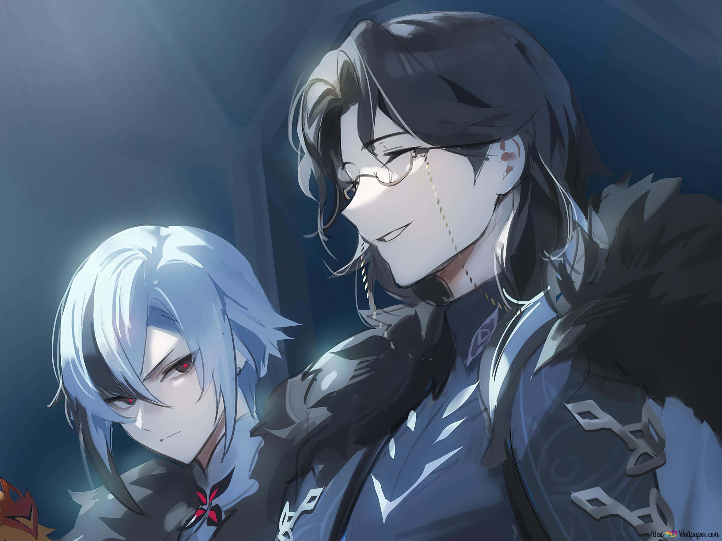 Mhusika wa Anime Anayevutia katika Genshin Impact Picha ya Ukuta