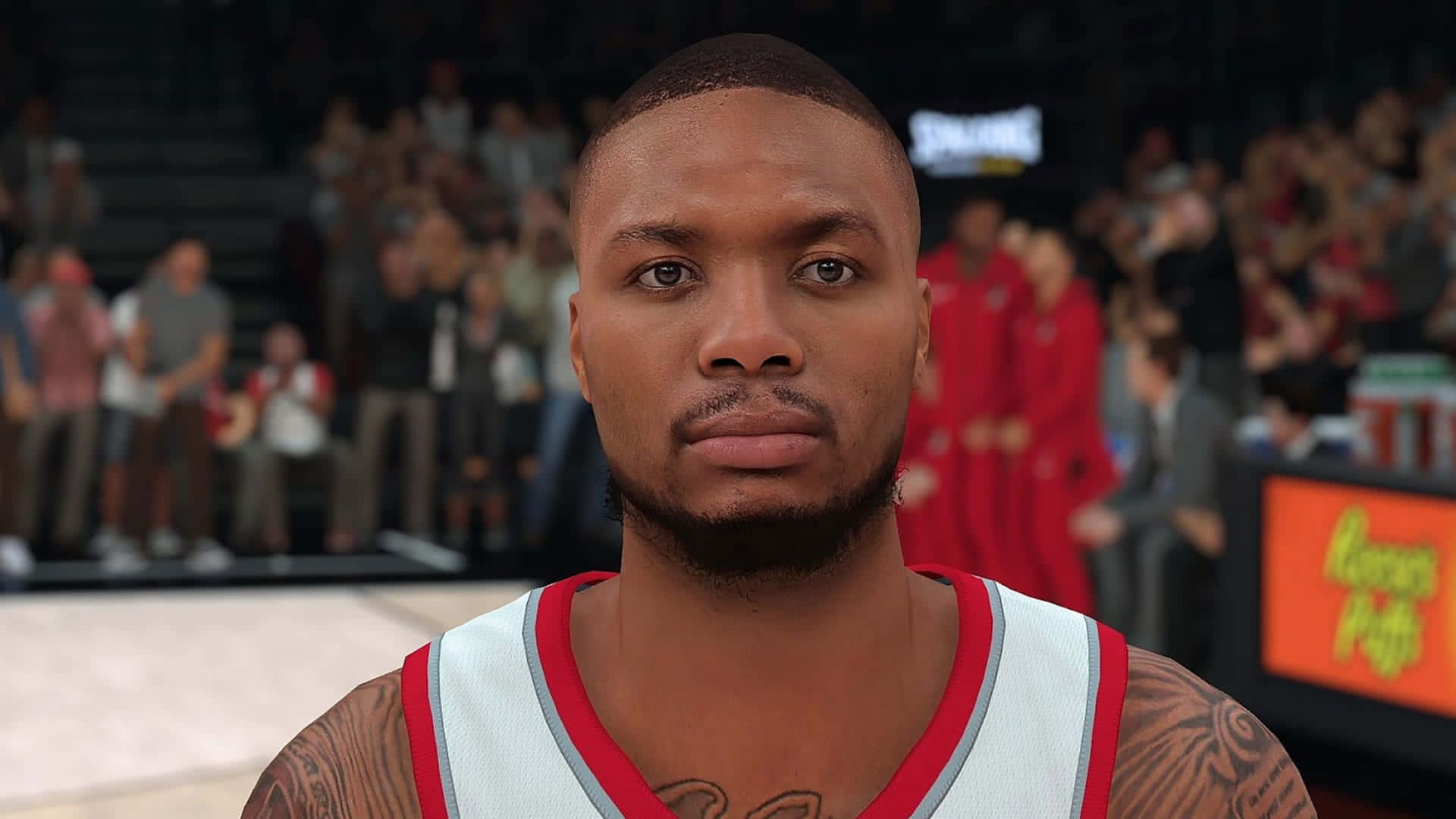 Mhusika wa Mchezo wa Video Nba2k21 Damian Lillard Picha ya Ukuta