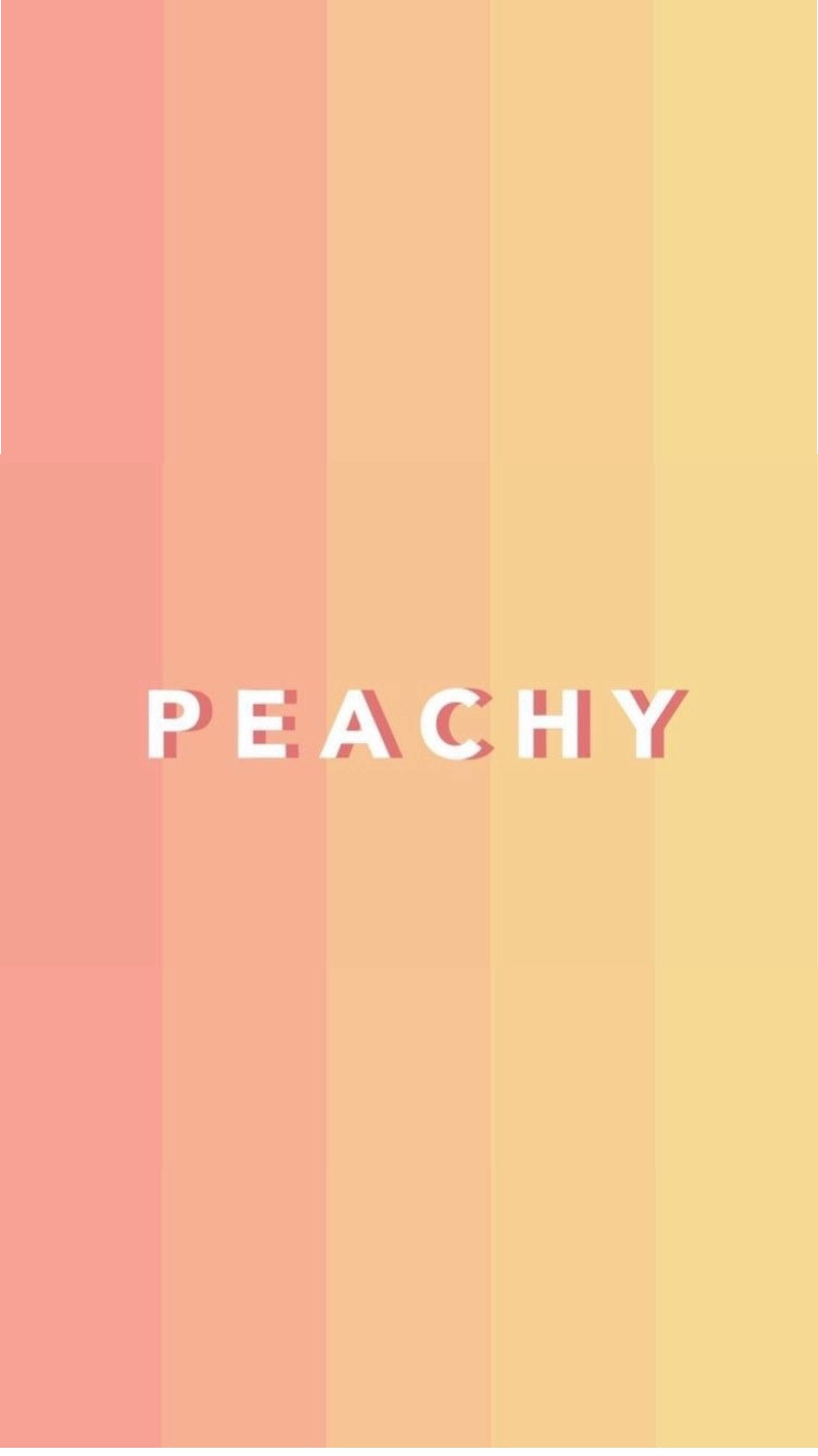 Mibari za Gradient za Peach Aesthetic Picha ya Ukuta