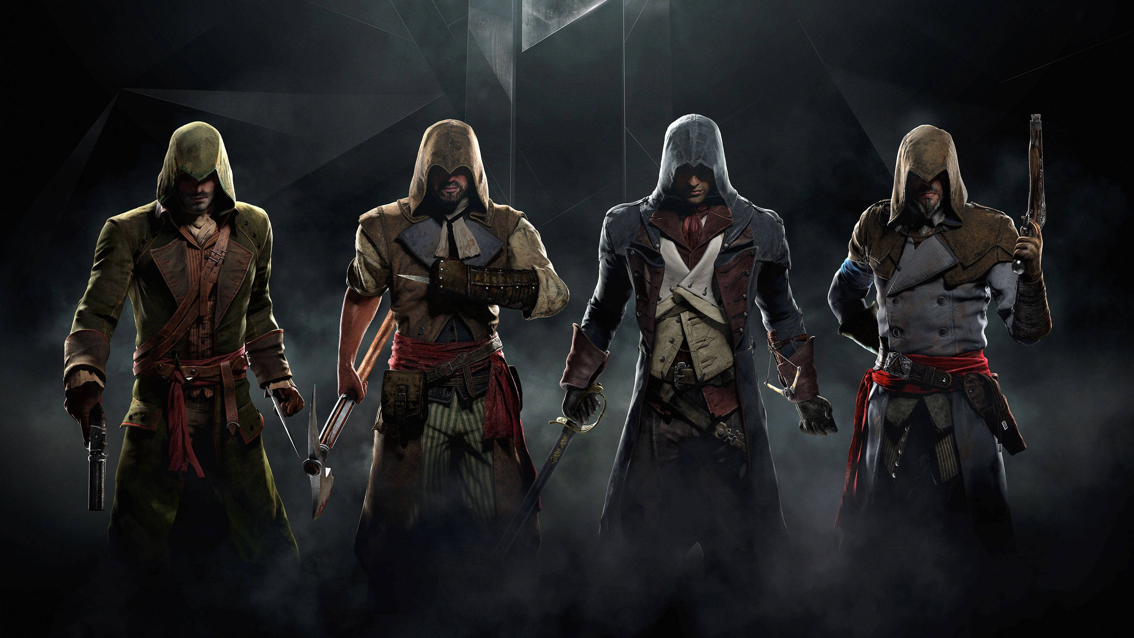 Michezo ya Assassins Creed 8K Picha ya Ukuta