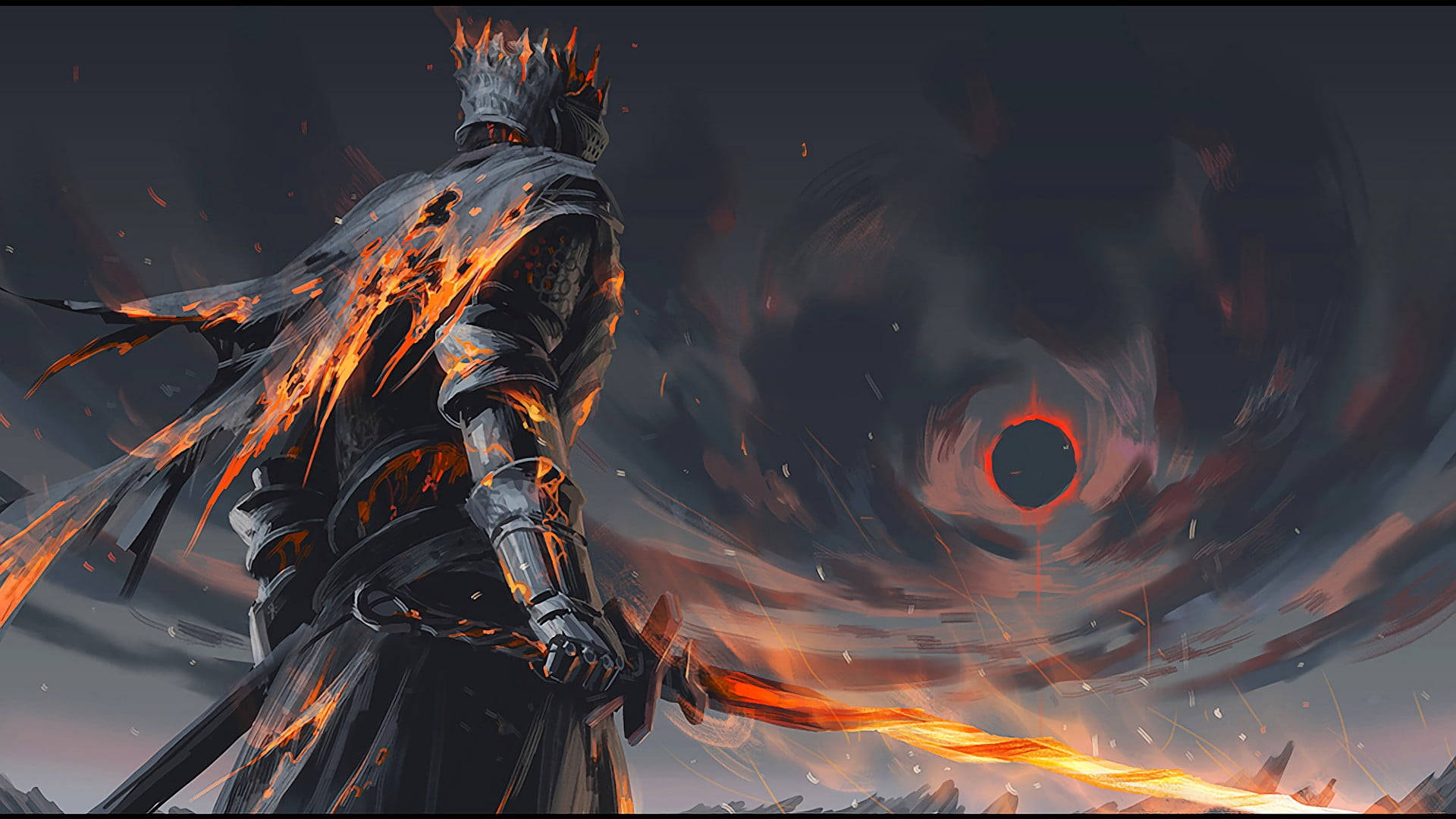 Michezo ya Dark Souls III 1080p Picha ya Ukuta