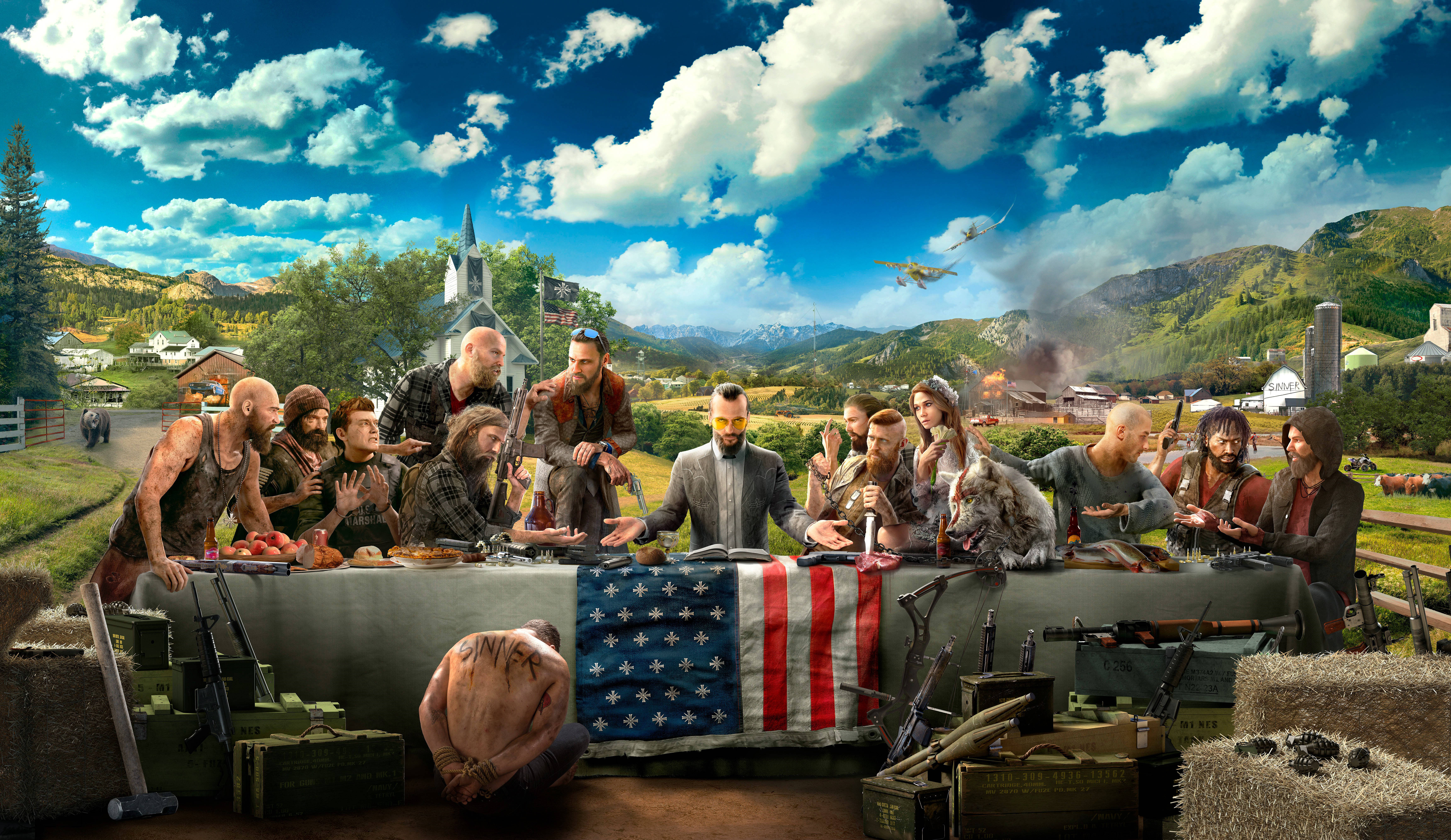Michezo ya Far Cry 5 4K Picha ya Ukuta