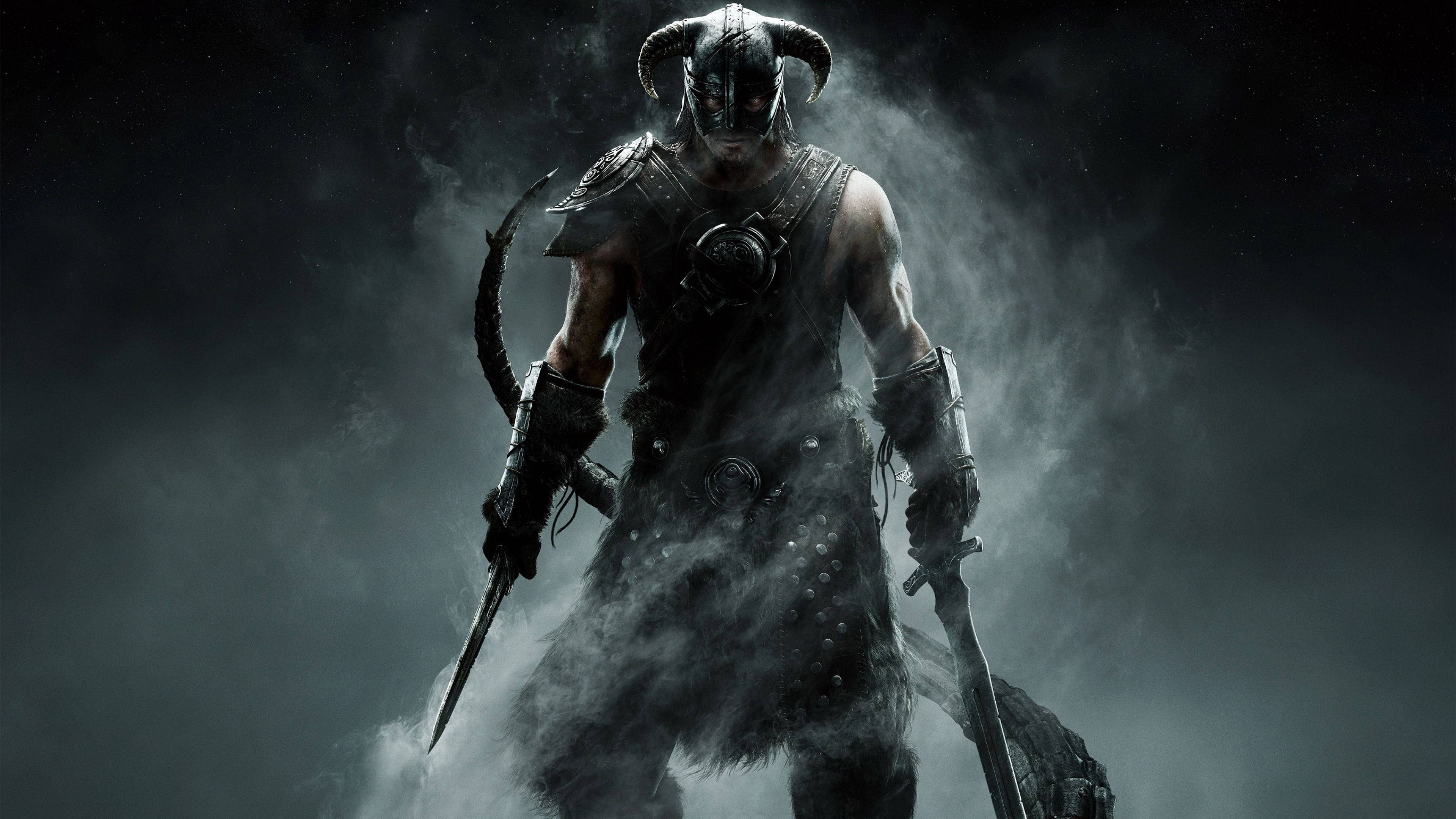 Michezo ya Skyrim 8K Picha ya Ukuta