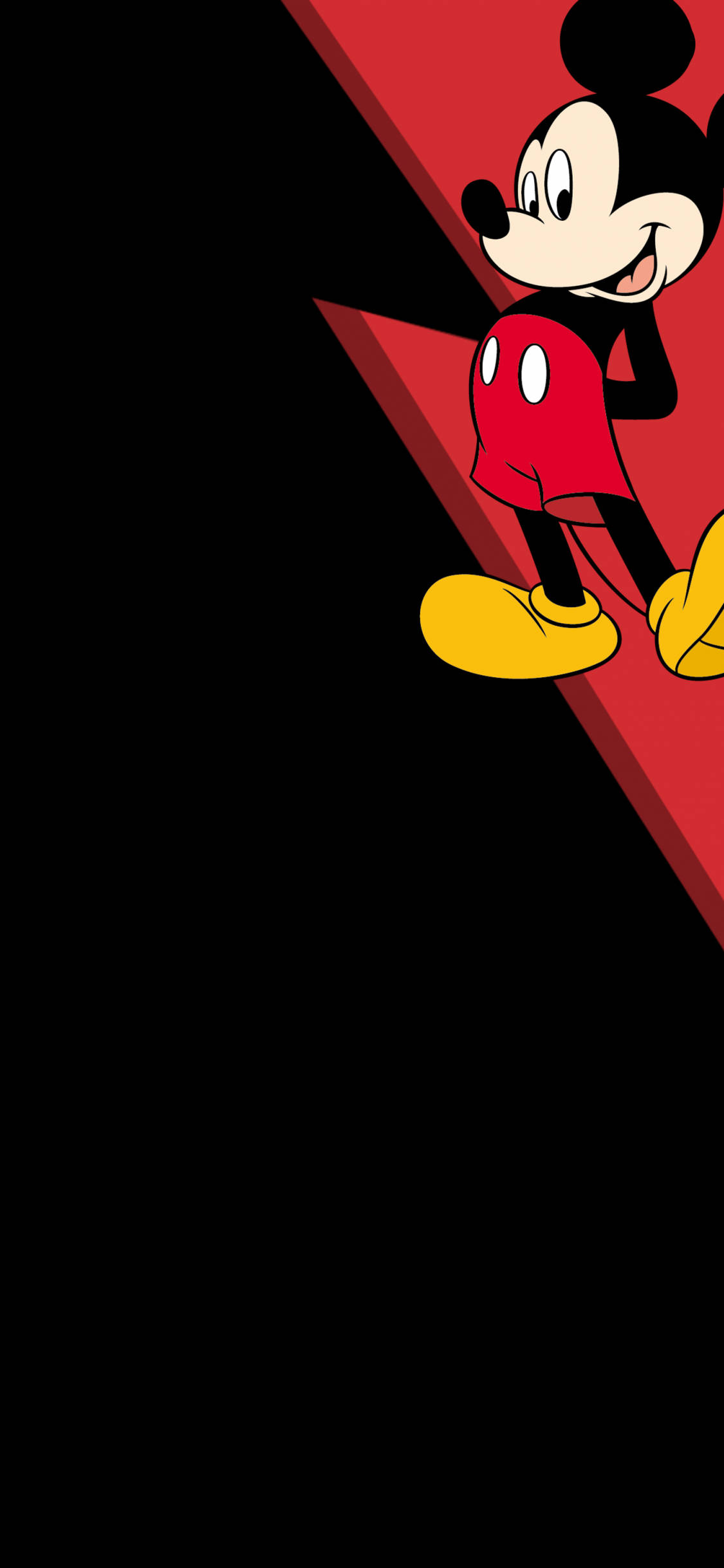 Mickey Mouse Galaxy S10 Picha ya Ukuta