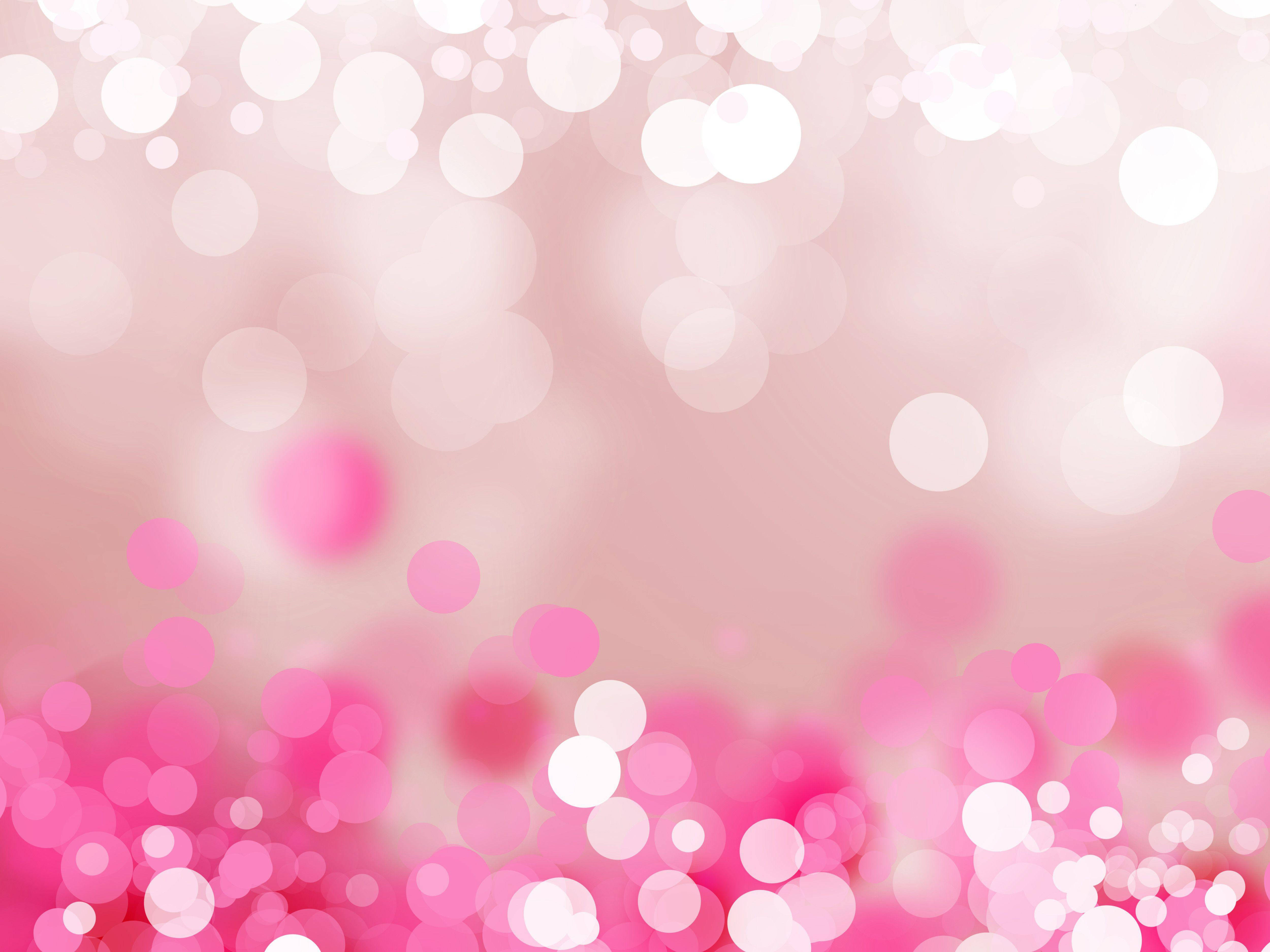 Miduara ya Pinki yenye Bokeh Mrembo Picha ya Ukuta