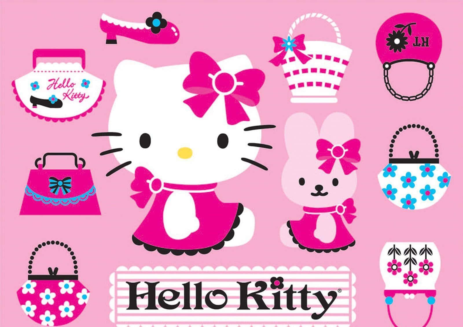 Mifuko ya Laptop ya Hello Kitty Picha ya Ukuta