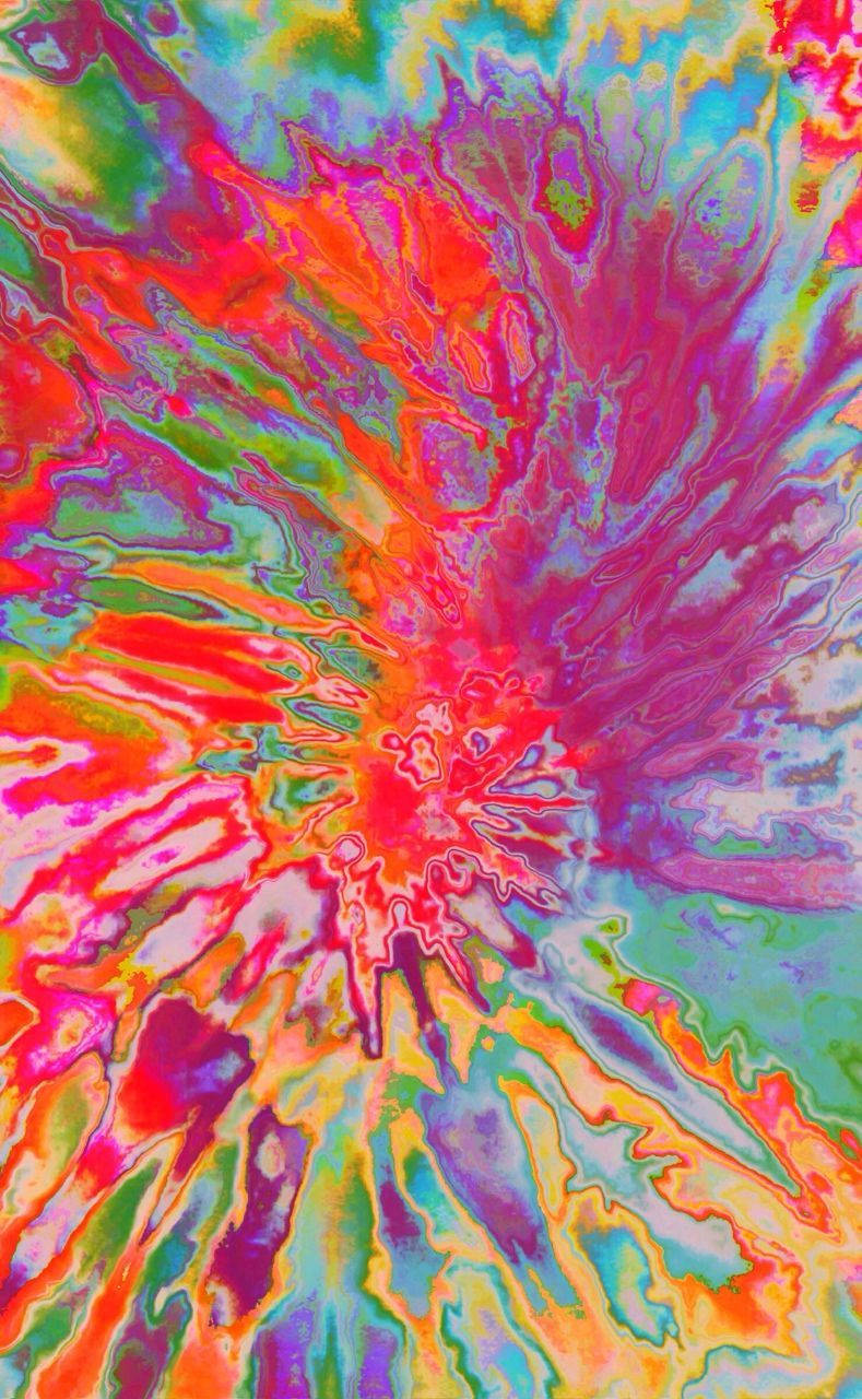 Mifumo ya Abstract ya Aesthetic ya Trippy Picha ya Ukuta