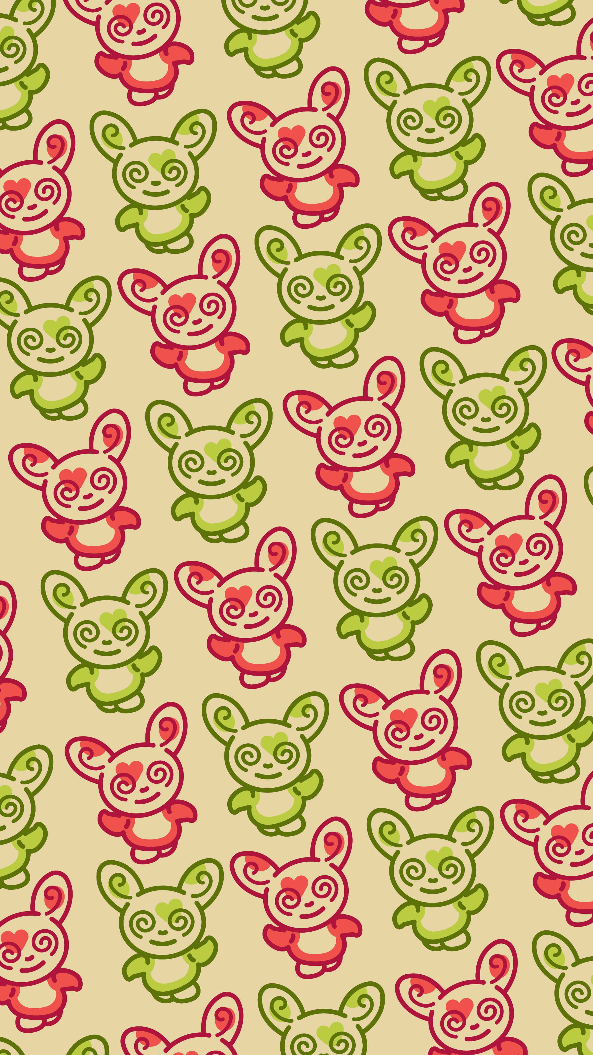 Mifumo ya kikamilifu ya Spinda Pokemon ya kawaida na shiny Picha ya Ukuta