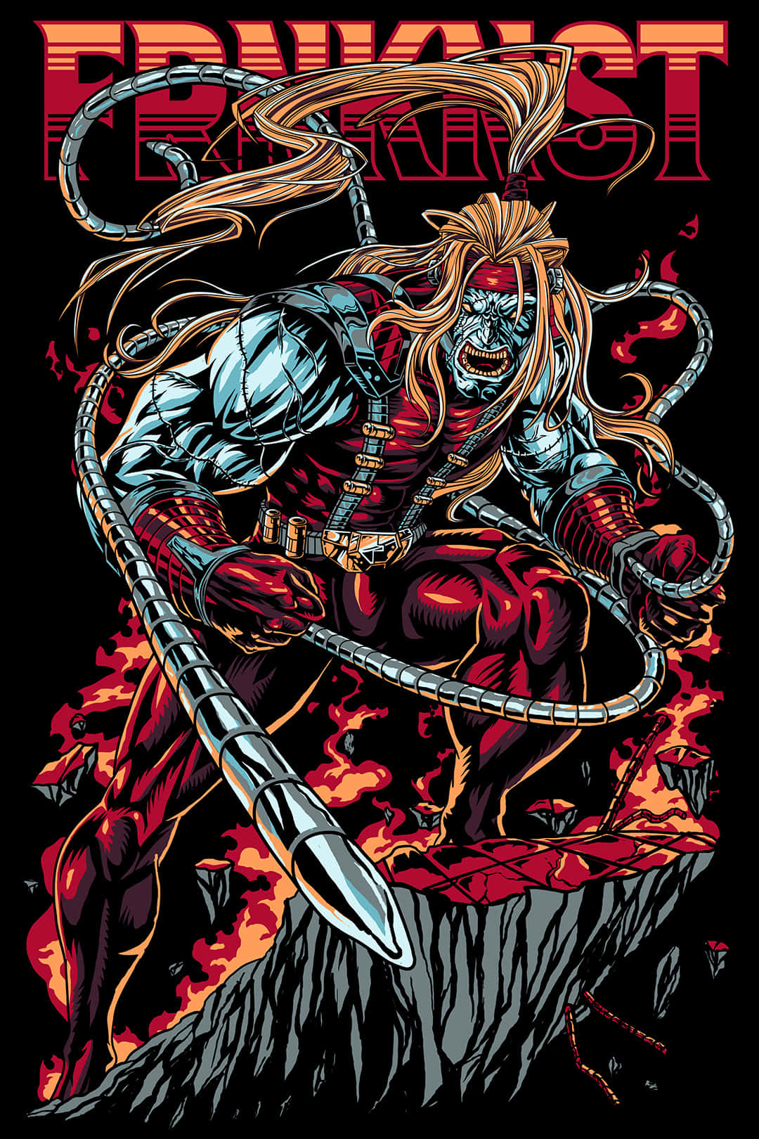 Mighty Omega Red in Action Picha ya Ukuta