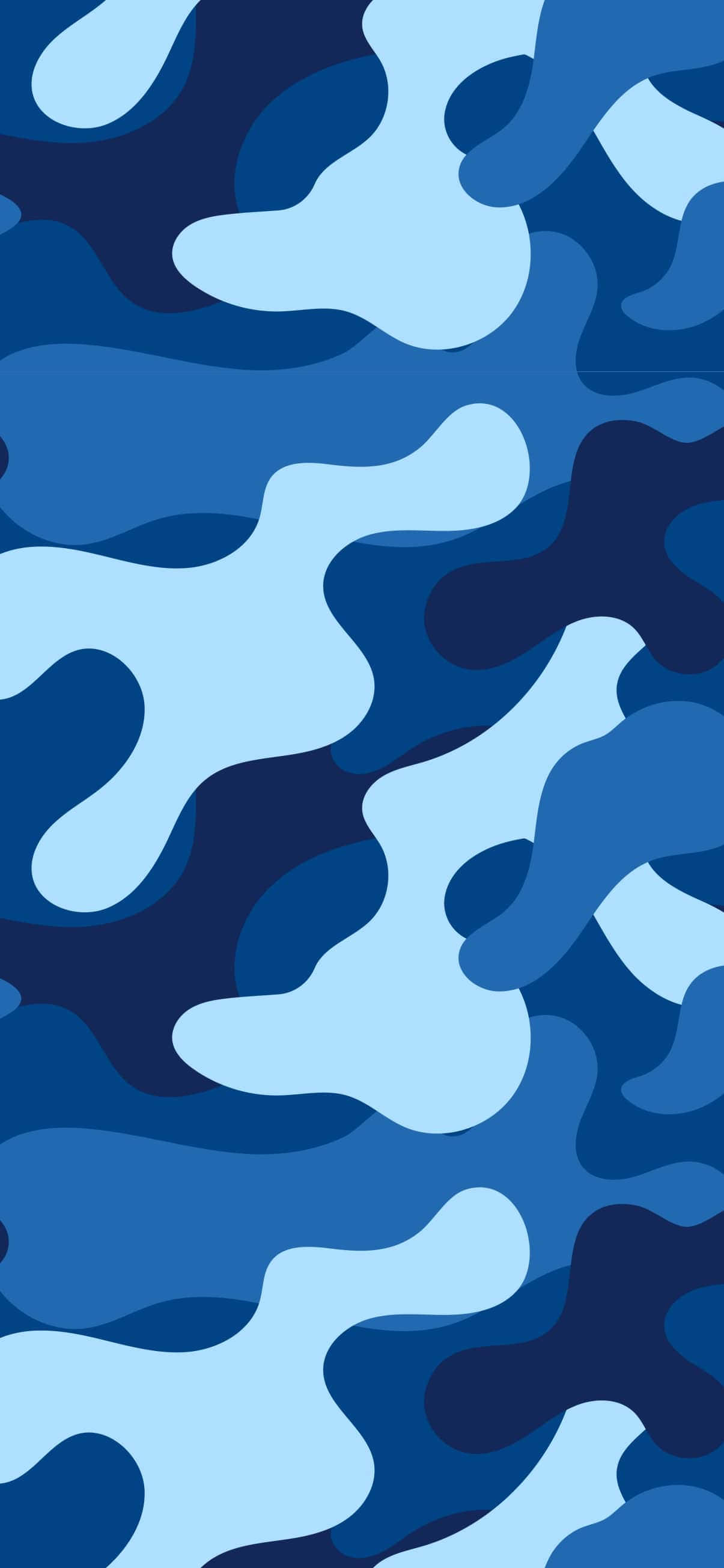 Miliki Barabara na Blue BAPE Camo Picha ya Ukuta