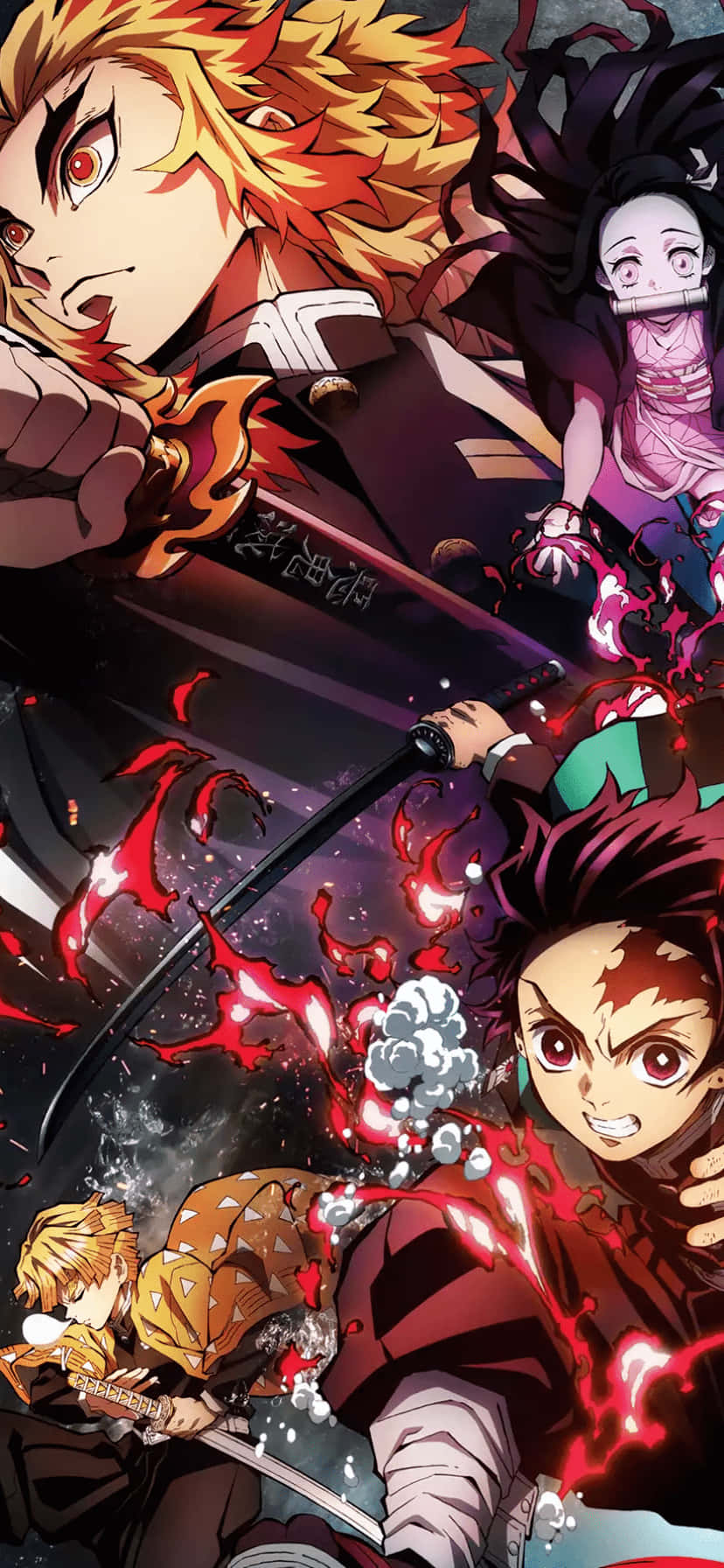 Miliki kipande cha anime classic Demon Slayer na iPhone 11 hii ya taa maalum! Picha ya Ukuta