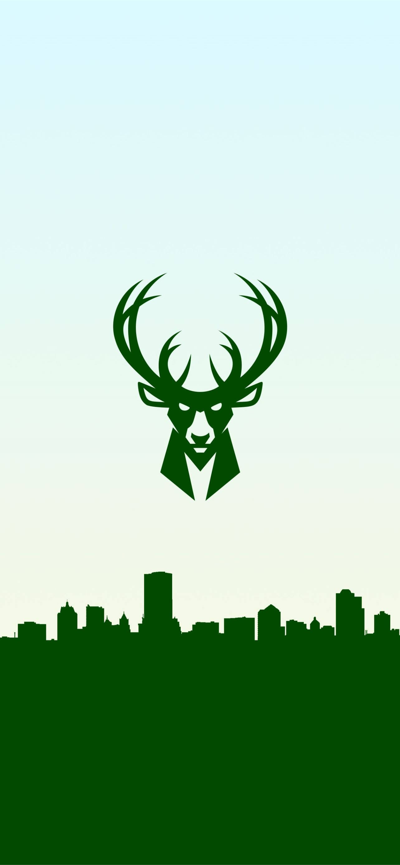 Milwaukee Bucks Logo Kijani Picha ya Ukuta