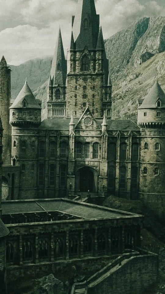 Minara Maarufu ya Hogwarts Aesthetic ya HP Picha ya Ukuta