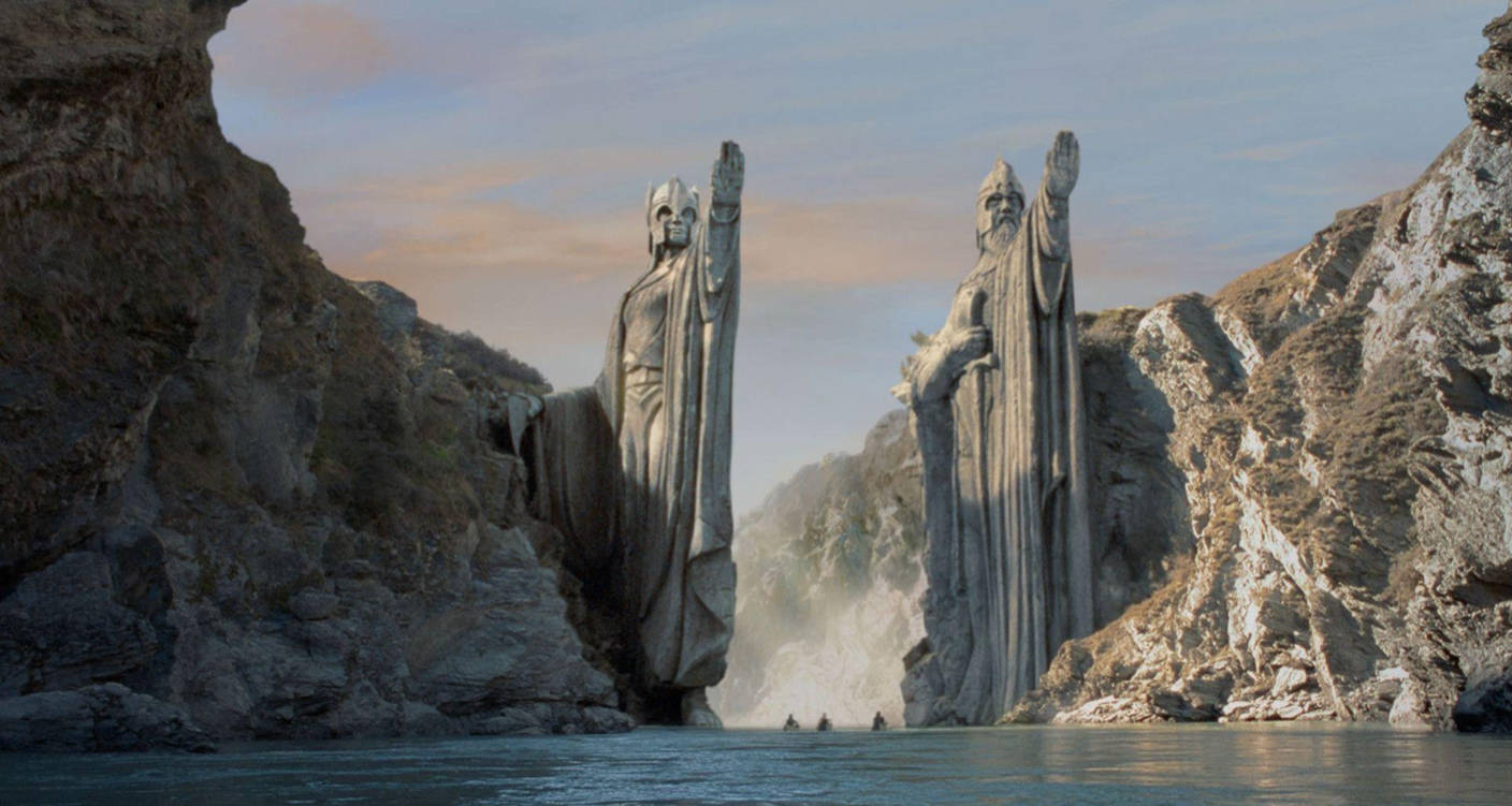 Minara Miwili 4K Lord Of The Rings Picha ya Ukuta