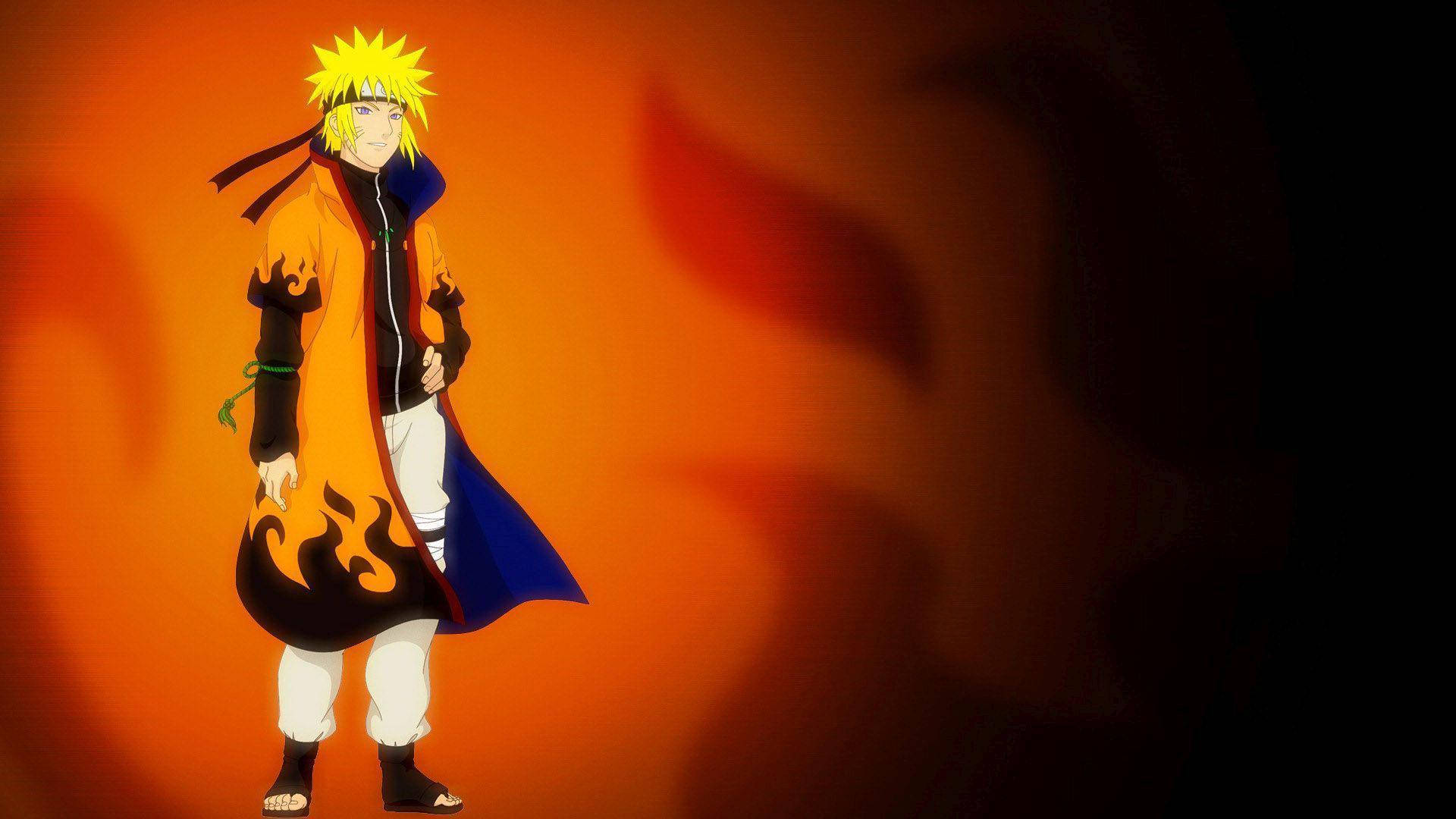 Minato Namikaze Kutoka Naroto Kwenye Kompyuta Picha ya Ukuta