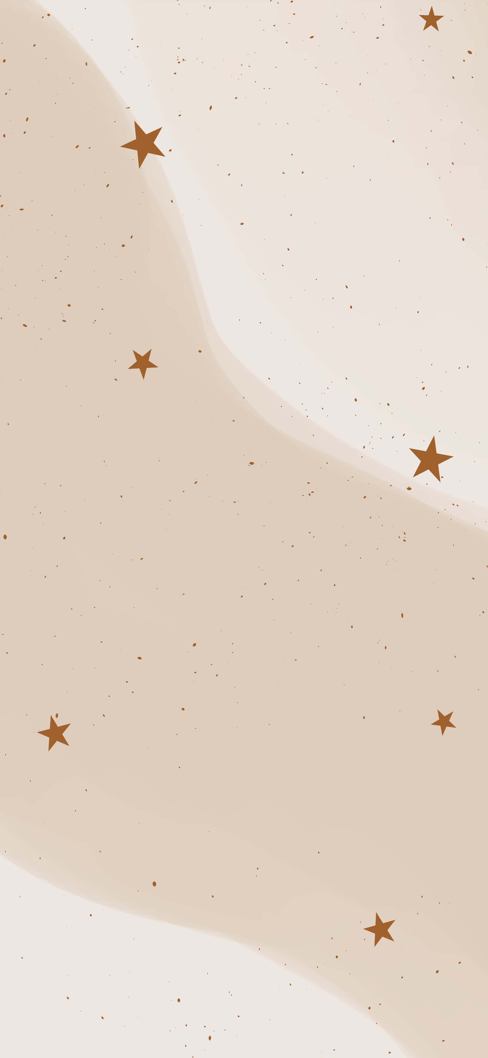 Minimalist Beige Aesthetic Background With Stars Picha ya Ukuta