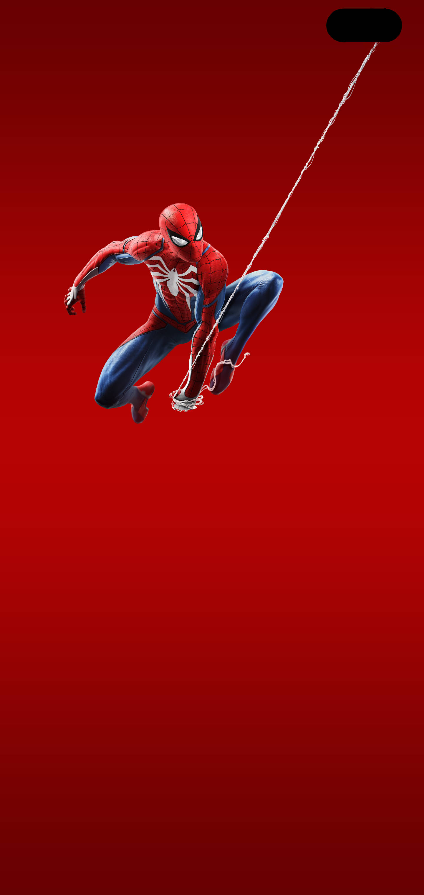Minimalist Galaxy S10 Plus Spider-Man Picha ya Ukuta