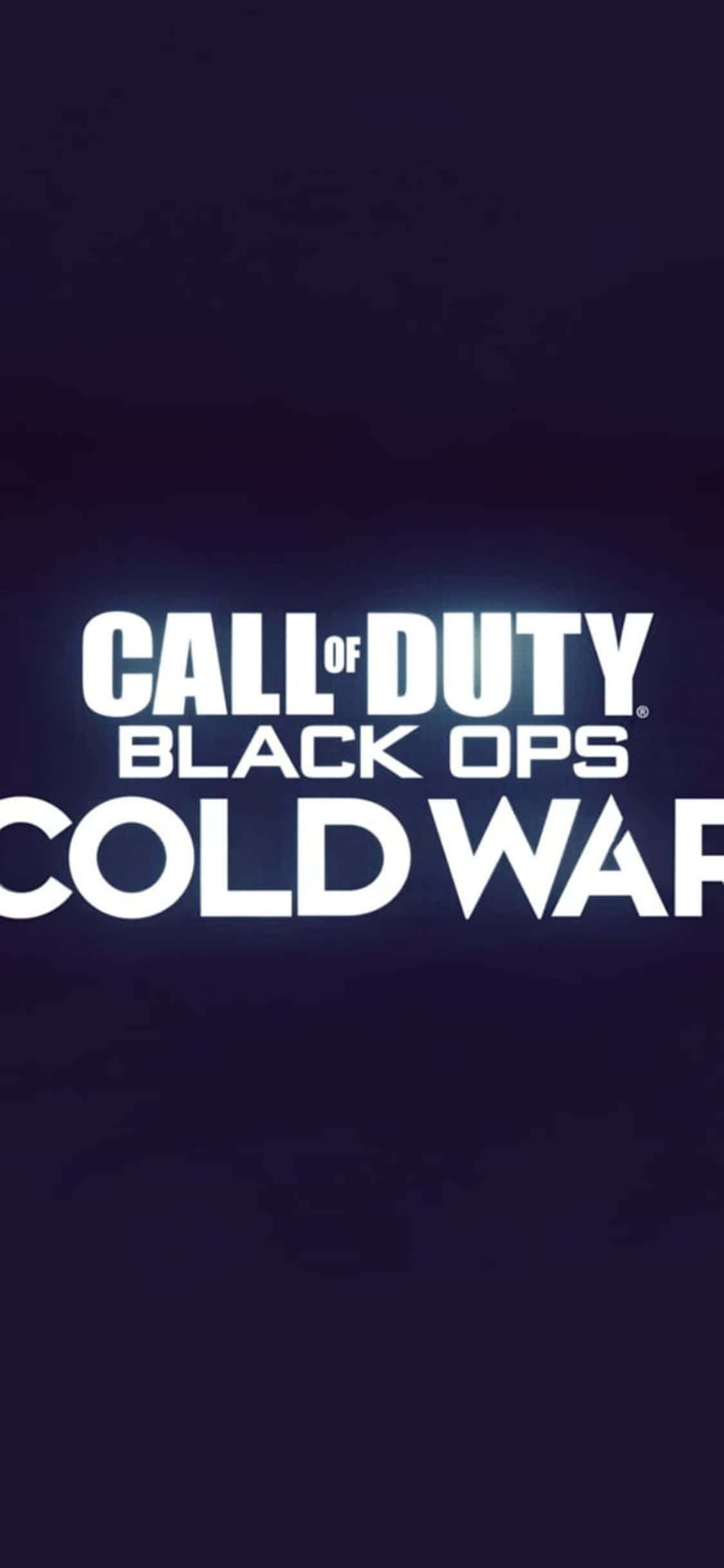 Minimalistic iPhone X Call Of Duty Black Ops Cold War Background Picha ya Ukuta